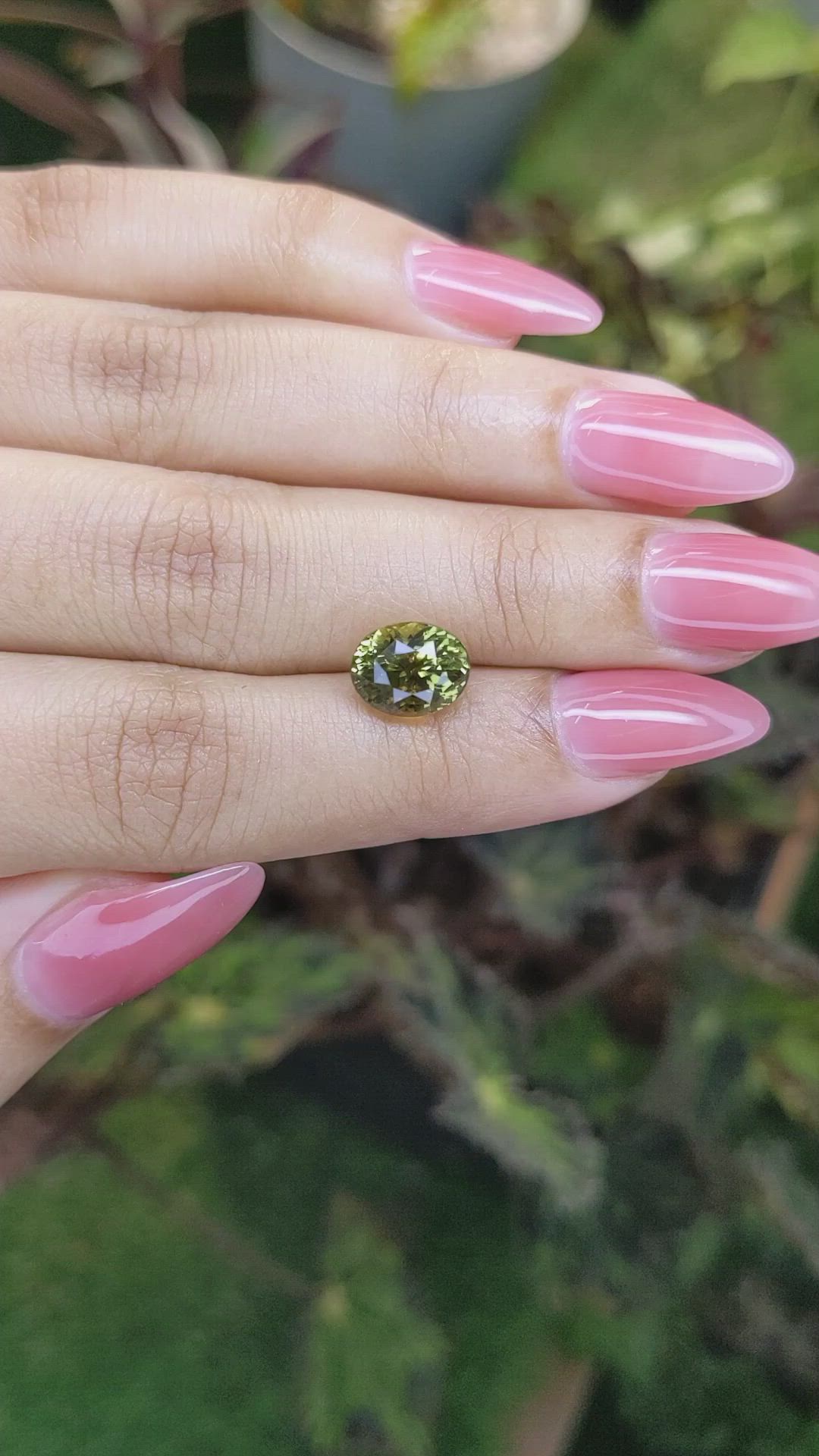 3.51 Ct. Chrysoberyl from Ceylon (Sri Lanka) Size Video