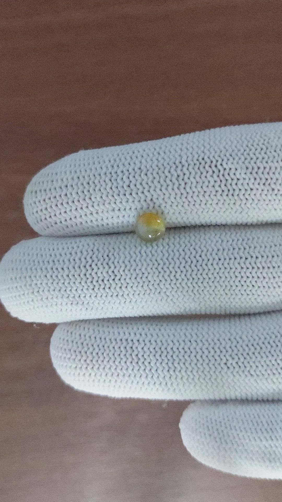 1.23 Ct. Cabochon Chrysoberyl from Madagascar Size Video