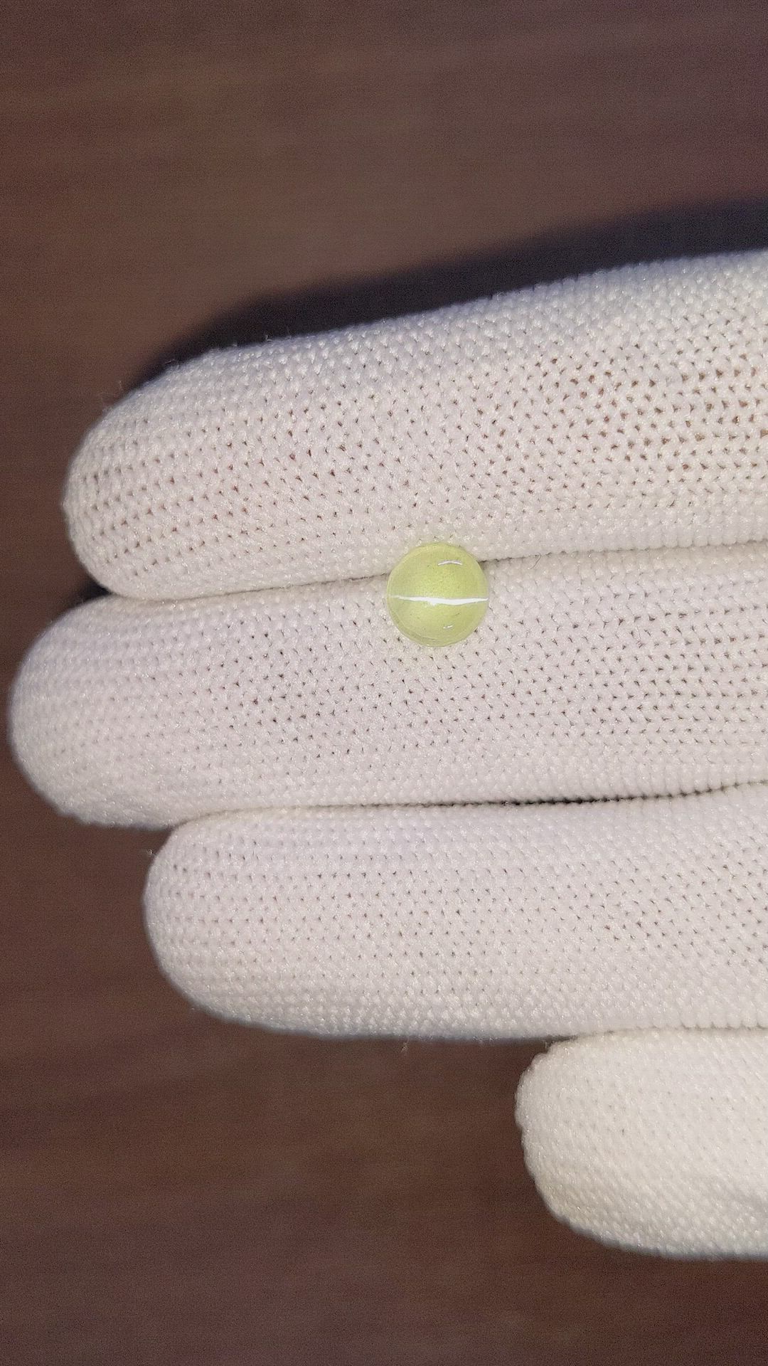 1.58 Ct. Cabochon Chrysoberyl from Madagascar Size Video