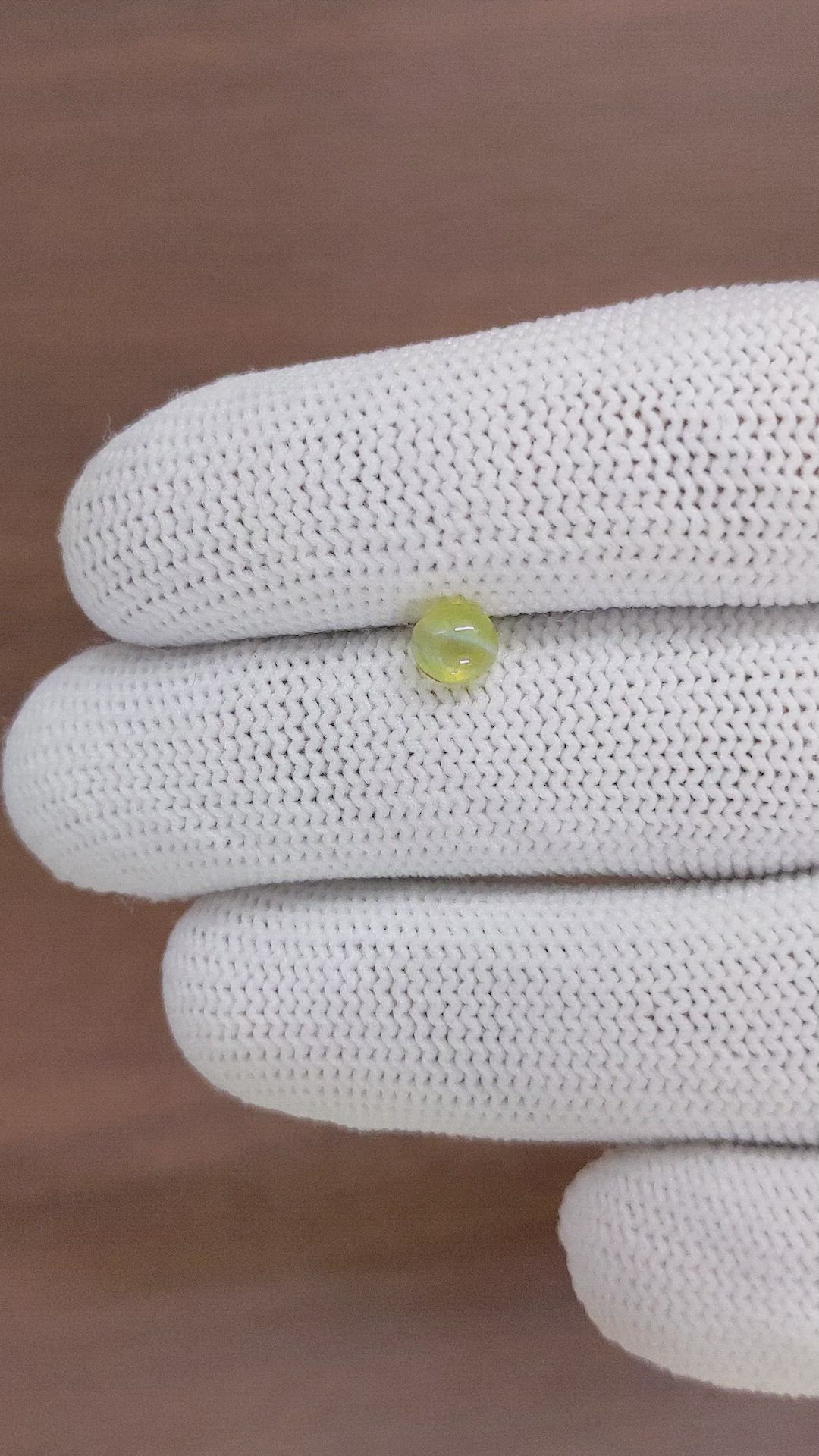 1.10 Ct. Cabochon Chrysoberyl from Madagascar Size Video