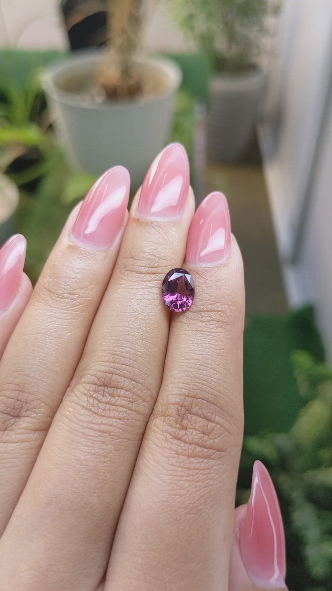 1.47 Ct. Spinel from Ceylon (Sri Lanka) Size Video
