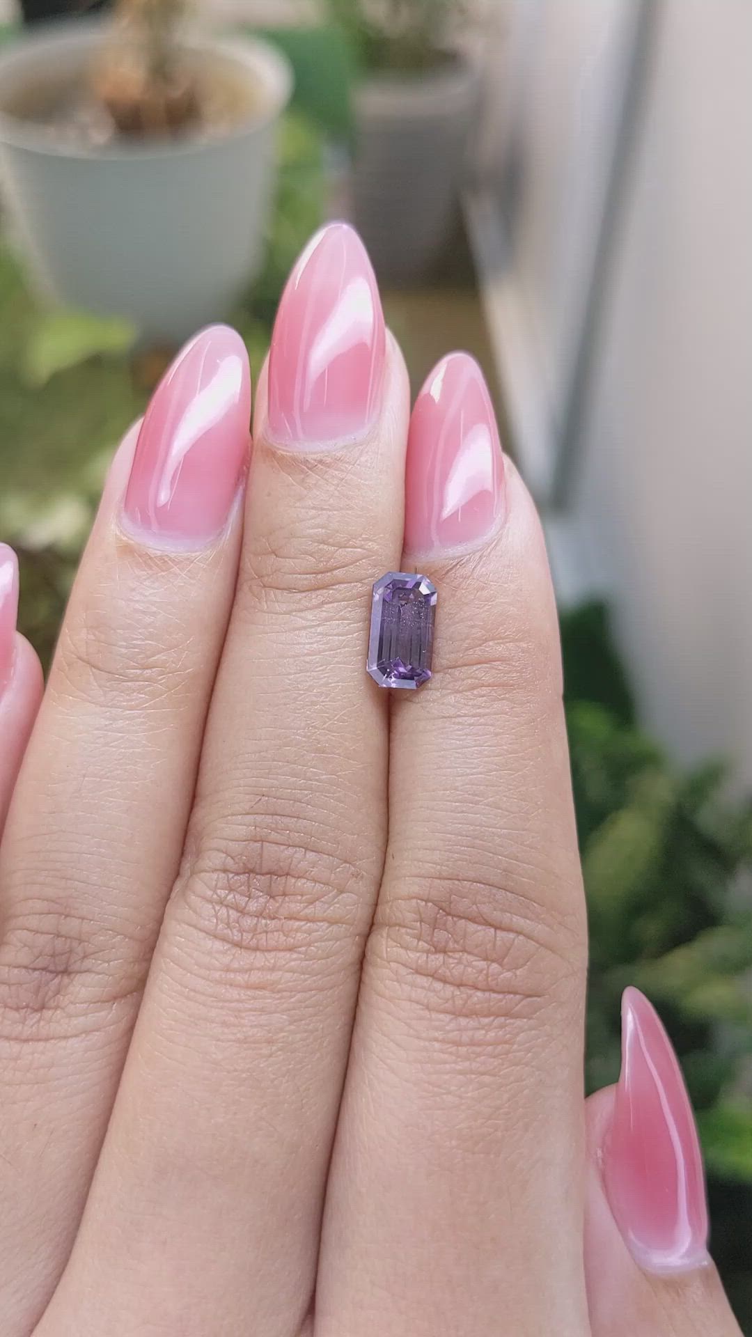 1.45 Ct. Spinel from Ceylon (Sri Lanka) Size Video