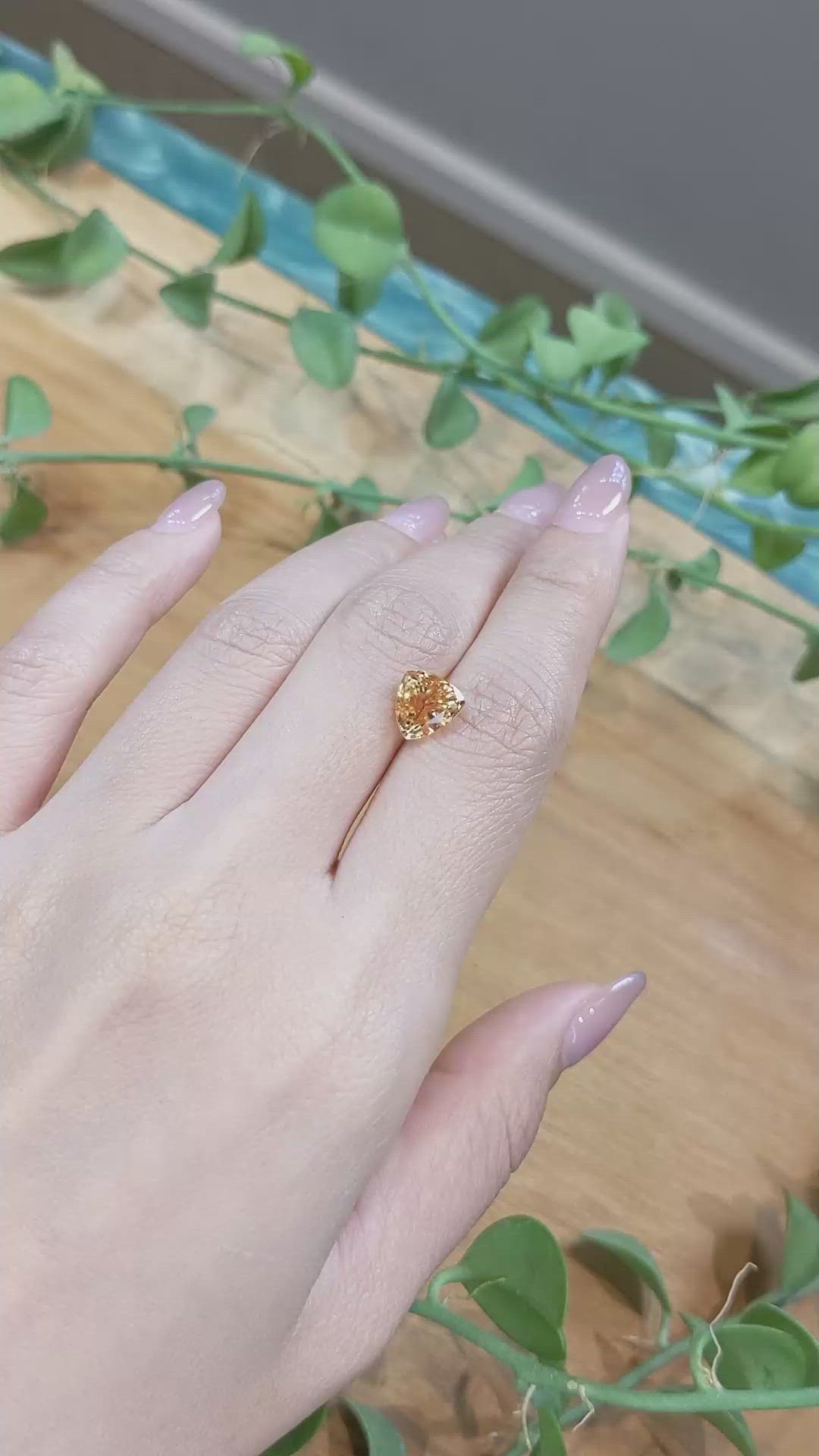 3.41 Ct. Hessonite Garnet from Madagascar Size Video