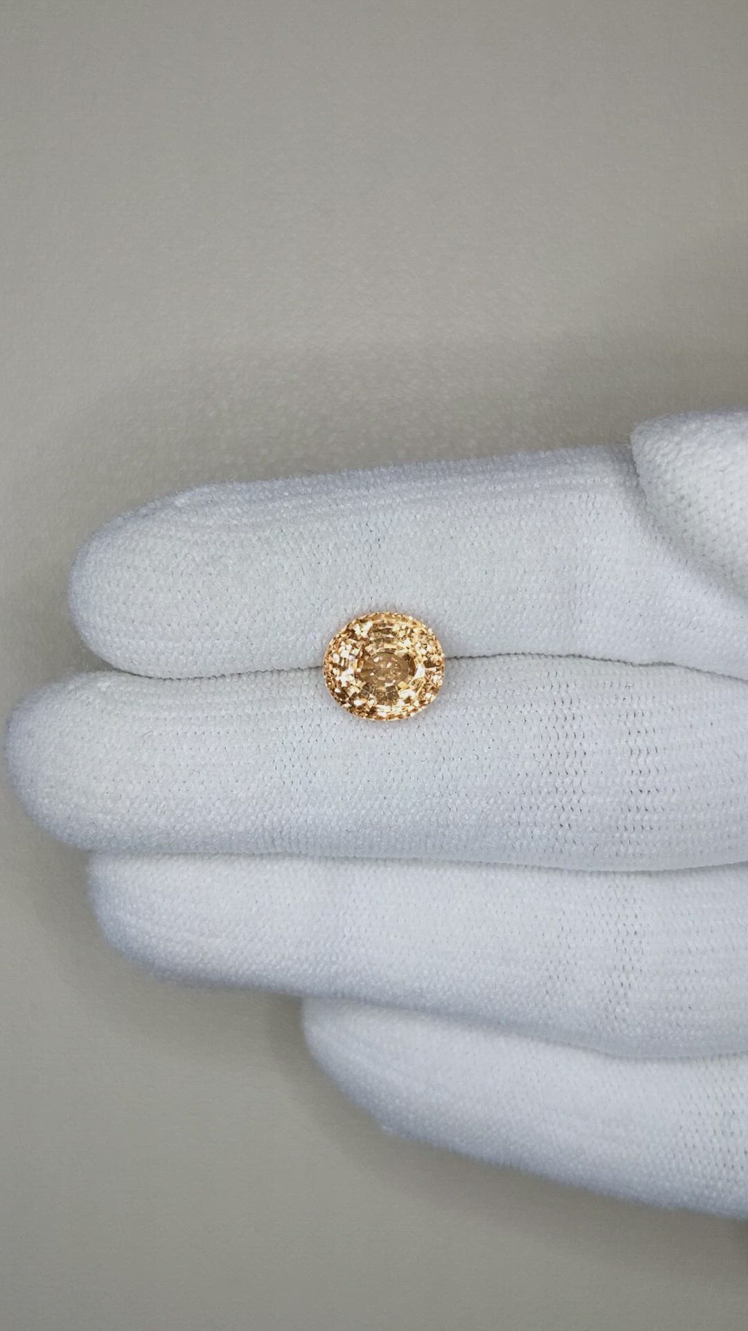 3.09 Ct. Hessonite Garnet from Madagascar Size Video