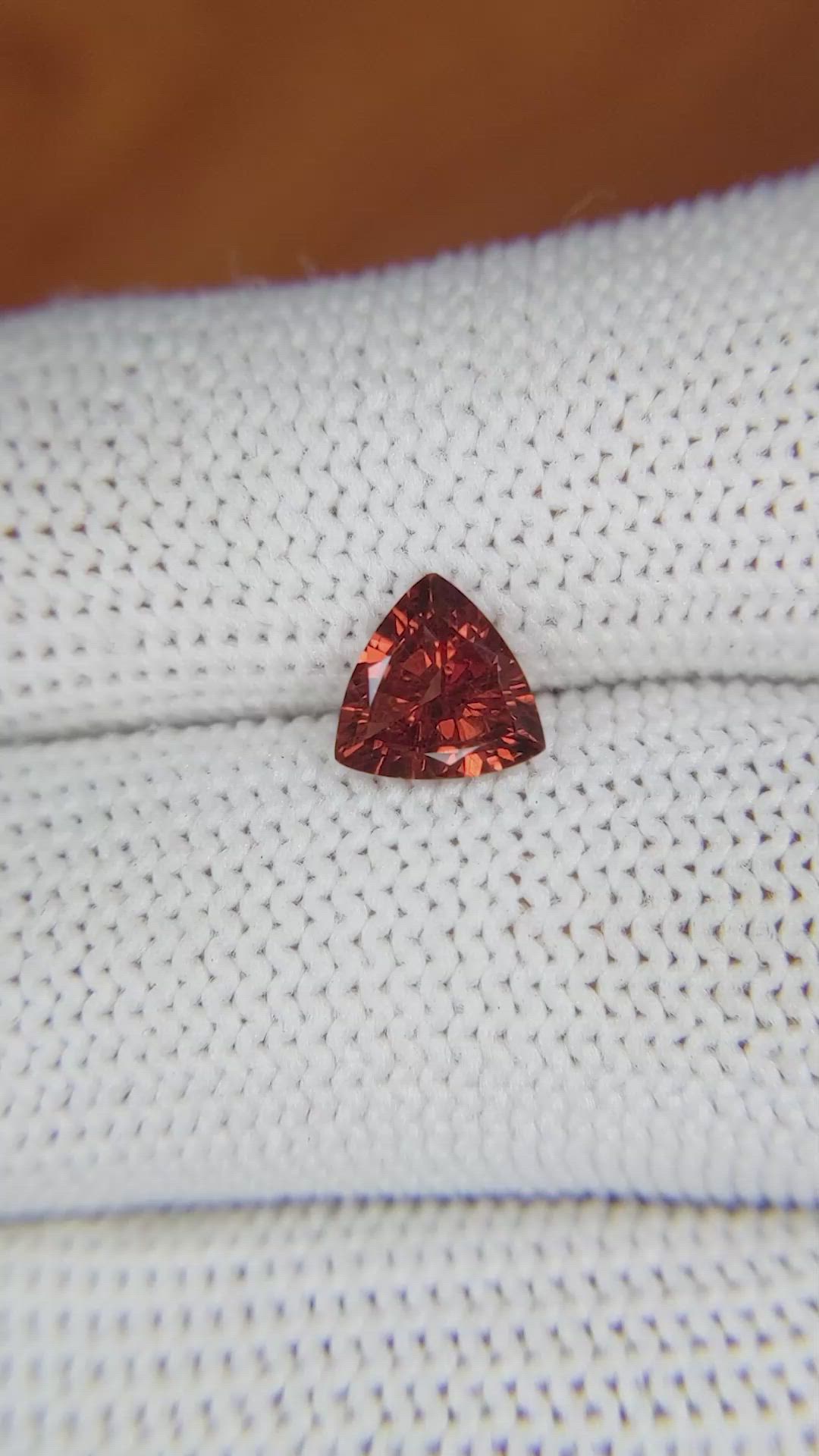 1.12 Ct. Garnet from Ceylon (Sri Lanka) Size Video
