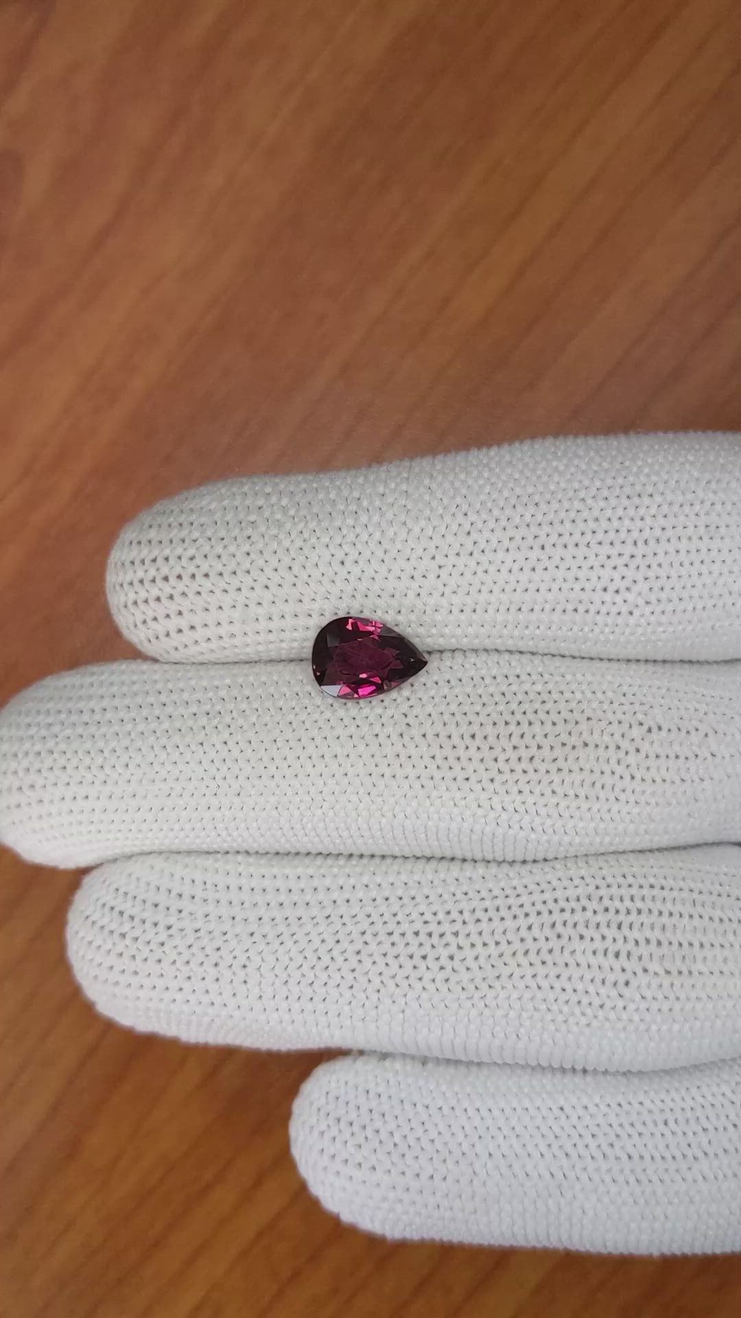 2.22 Ct. Garnet from Ceylon (Sri Lanka) Size Video