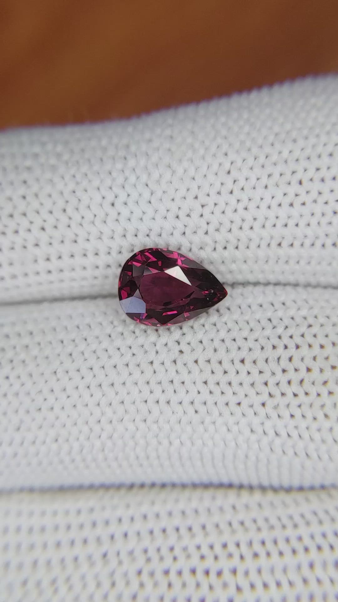 2.22 Ct. Garnet from Ceylon (Sri Lanka) Size Video
