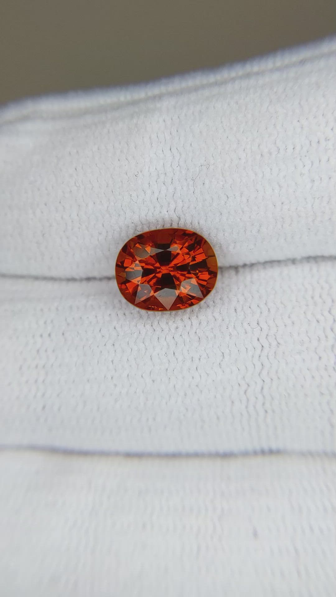 3.34 Ct. Spessartite Garnet from Madagascar Size Video