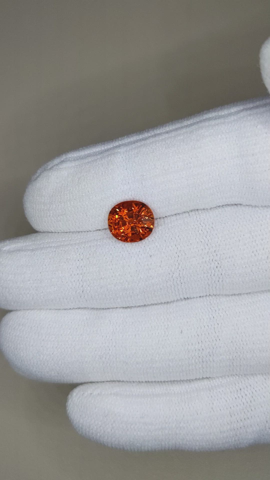 3.82 Ct. Spessartite Garnet from Madagascar Size Video