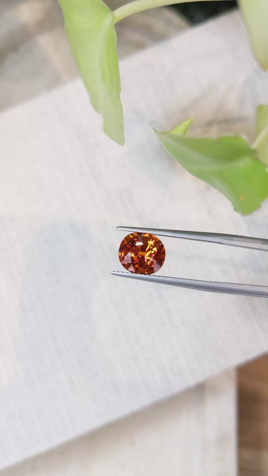 3.82 Ct. Spessartite Garnet from Madagascar Size Video