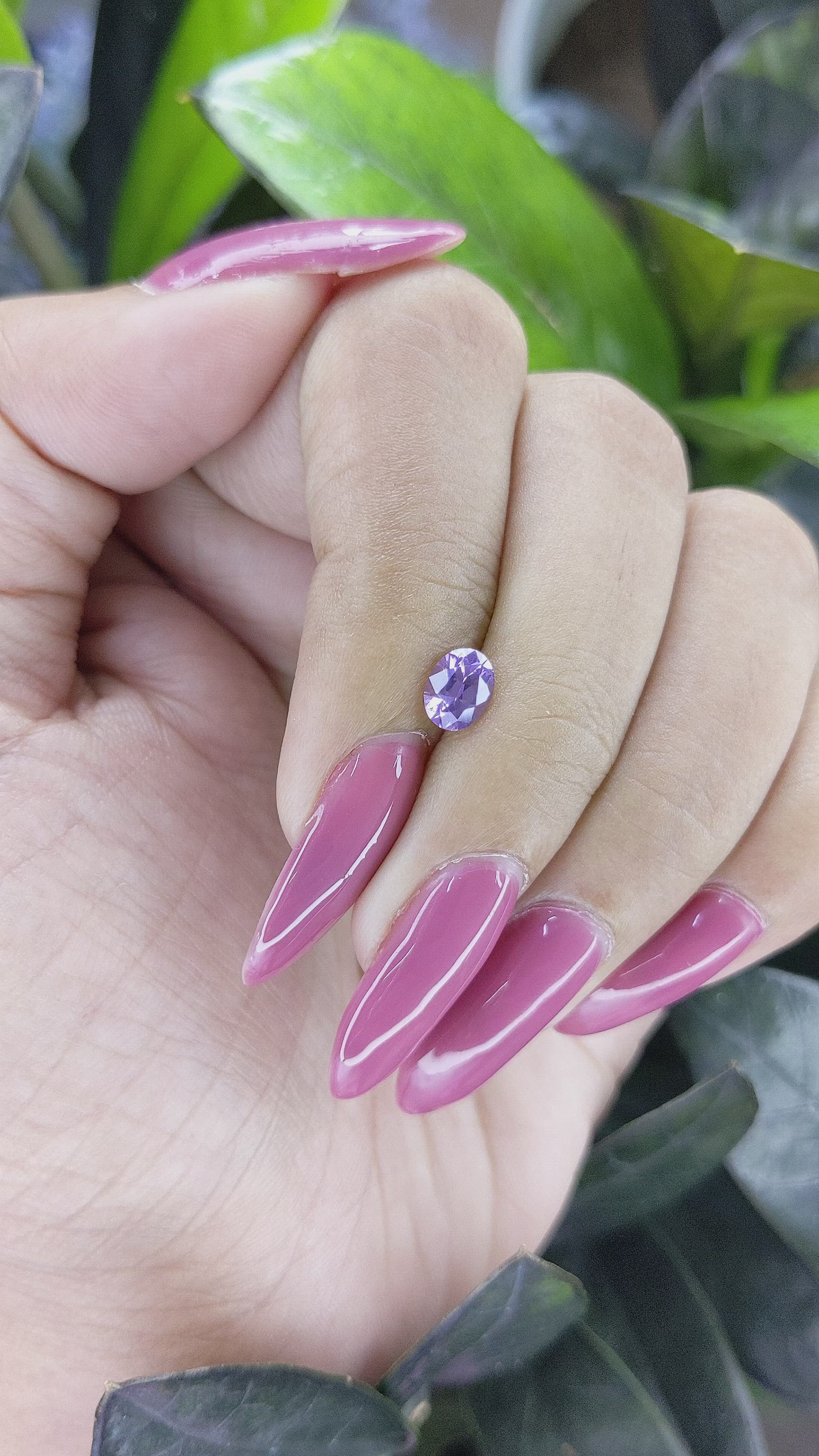 0.74 Ct. Spinel from Ceylon (Sri Lanka) Size Video