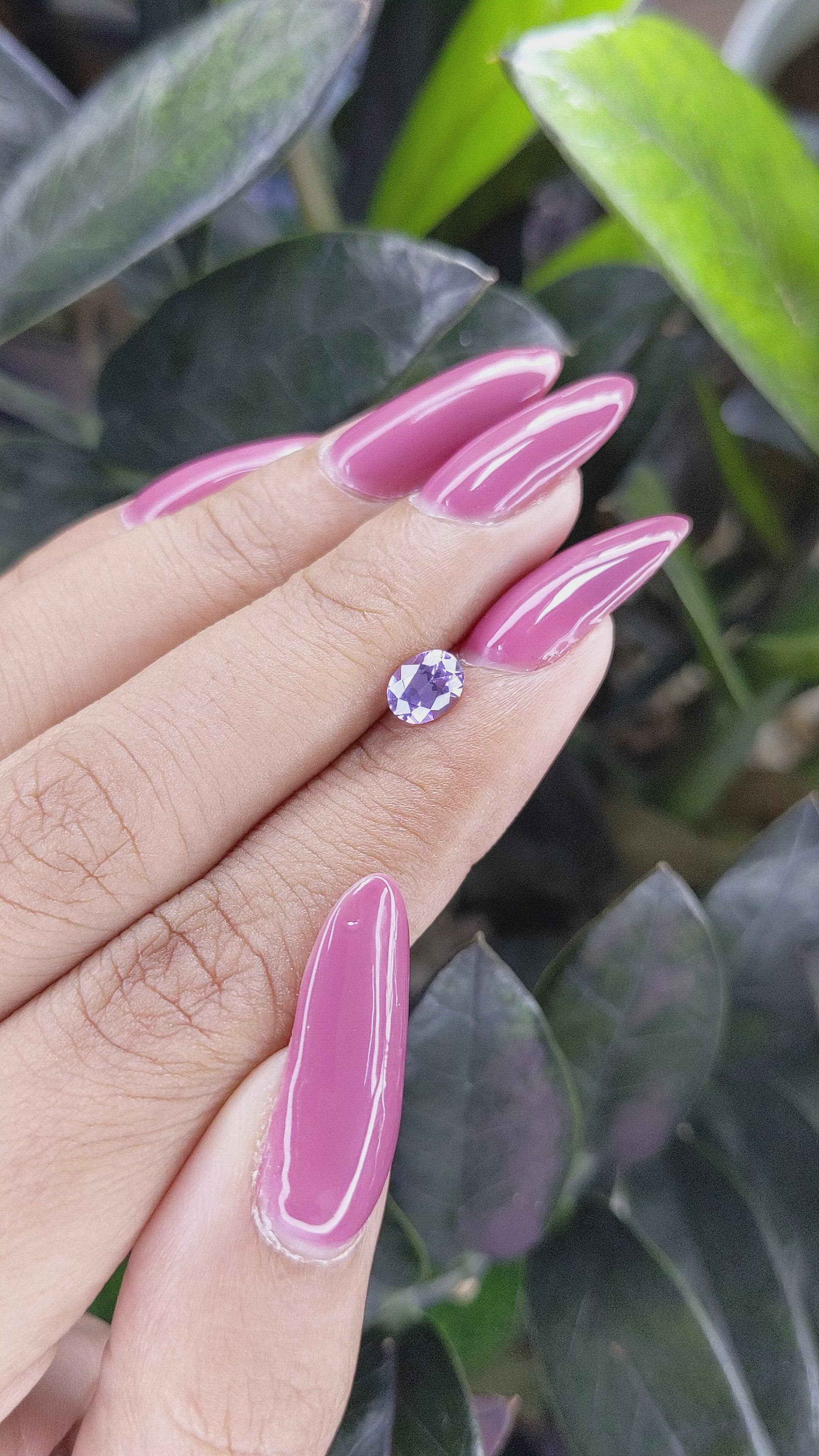 0.74 Ct. Spinel from Ceylon (Sri Lanka) Size Video