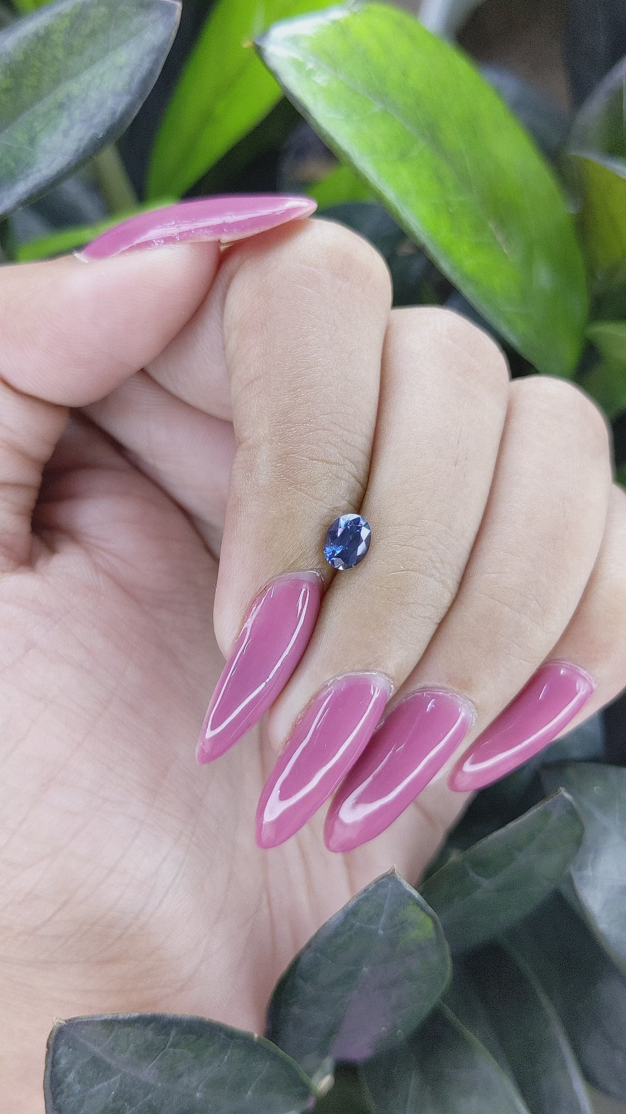 0.64 Ct. Spinel from Ceylon (Sri Lanka) Size Video