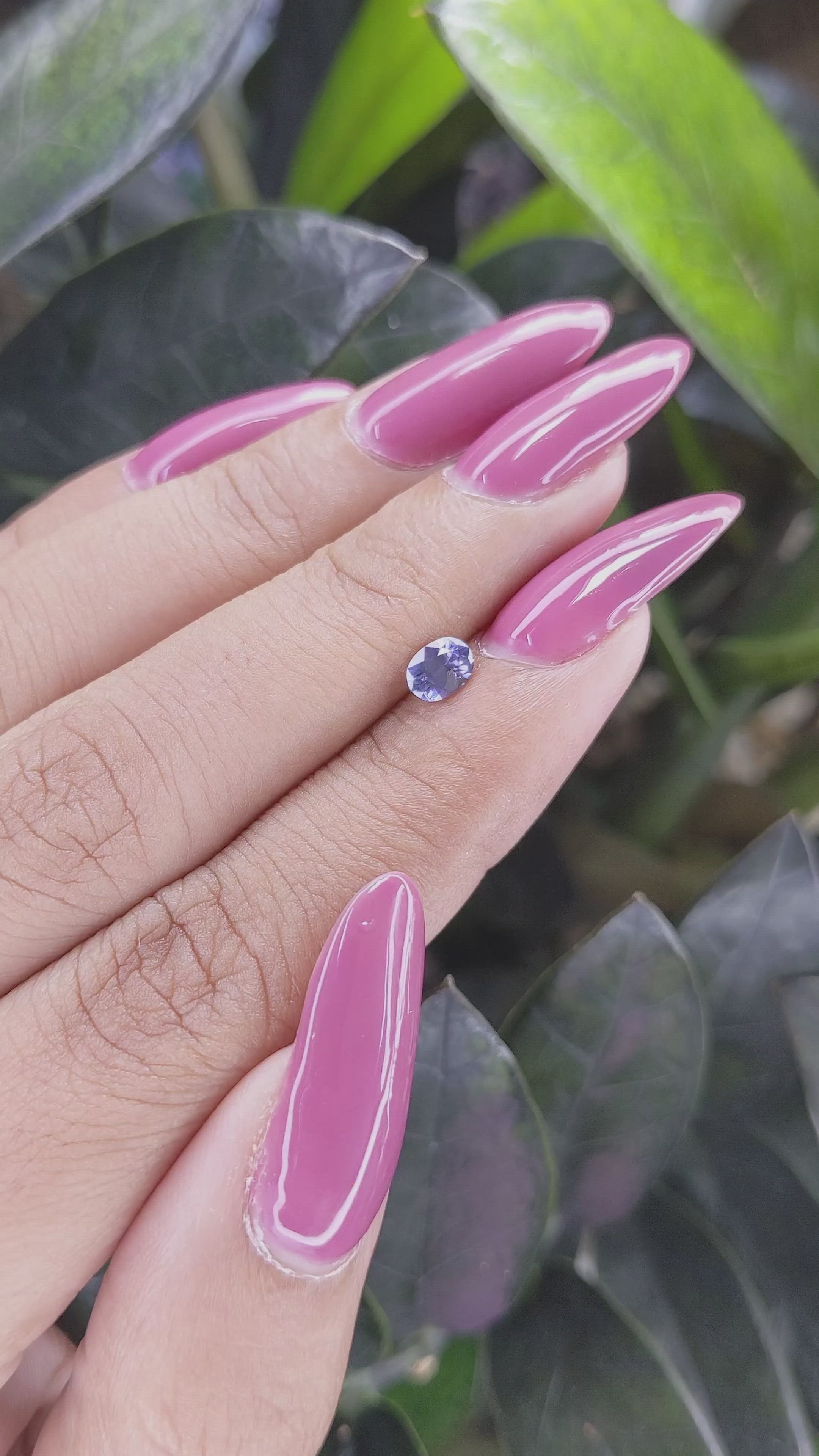 0.41 Ct. Spinel from Ceylon (Sri Lanka) Size Video