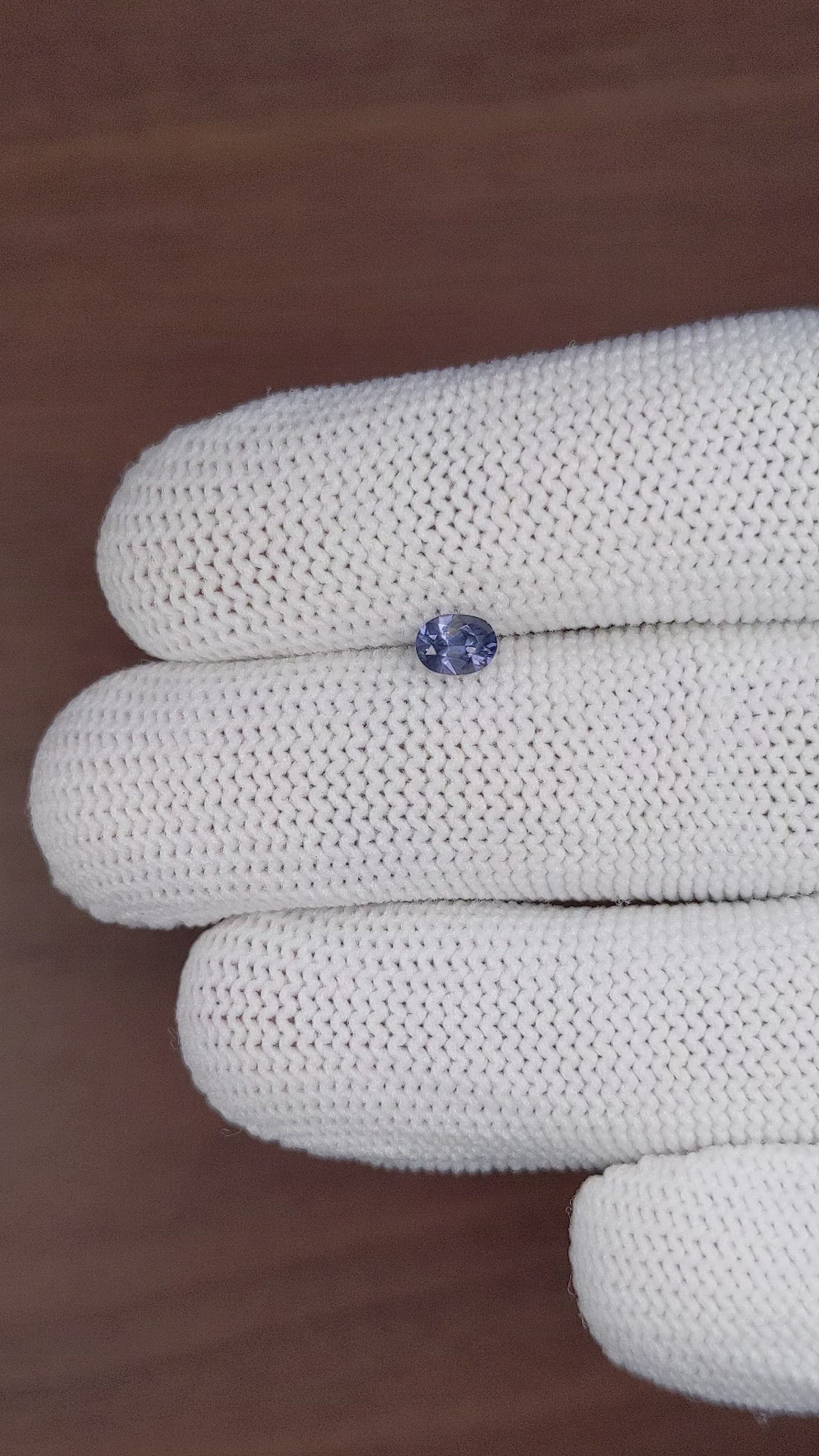 0.41 Ct. Spinel from Ceylon (Sri Lanka) Size Video