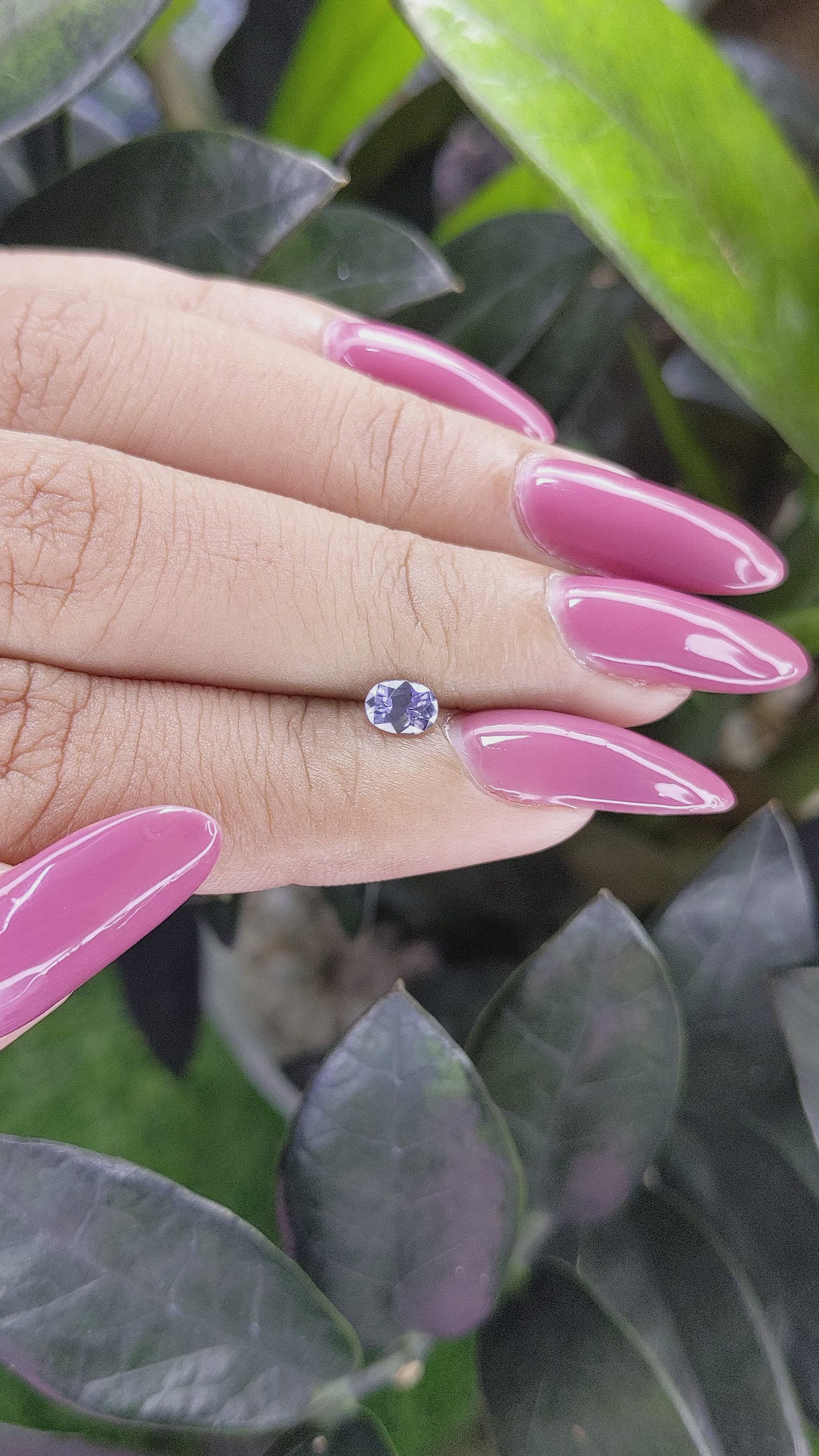 0.41 Ct. Spinel from Ceylon (Sri Lanka) Size Video