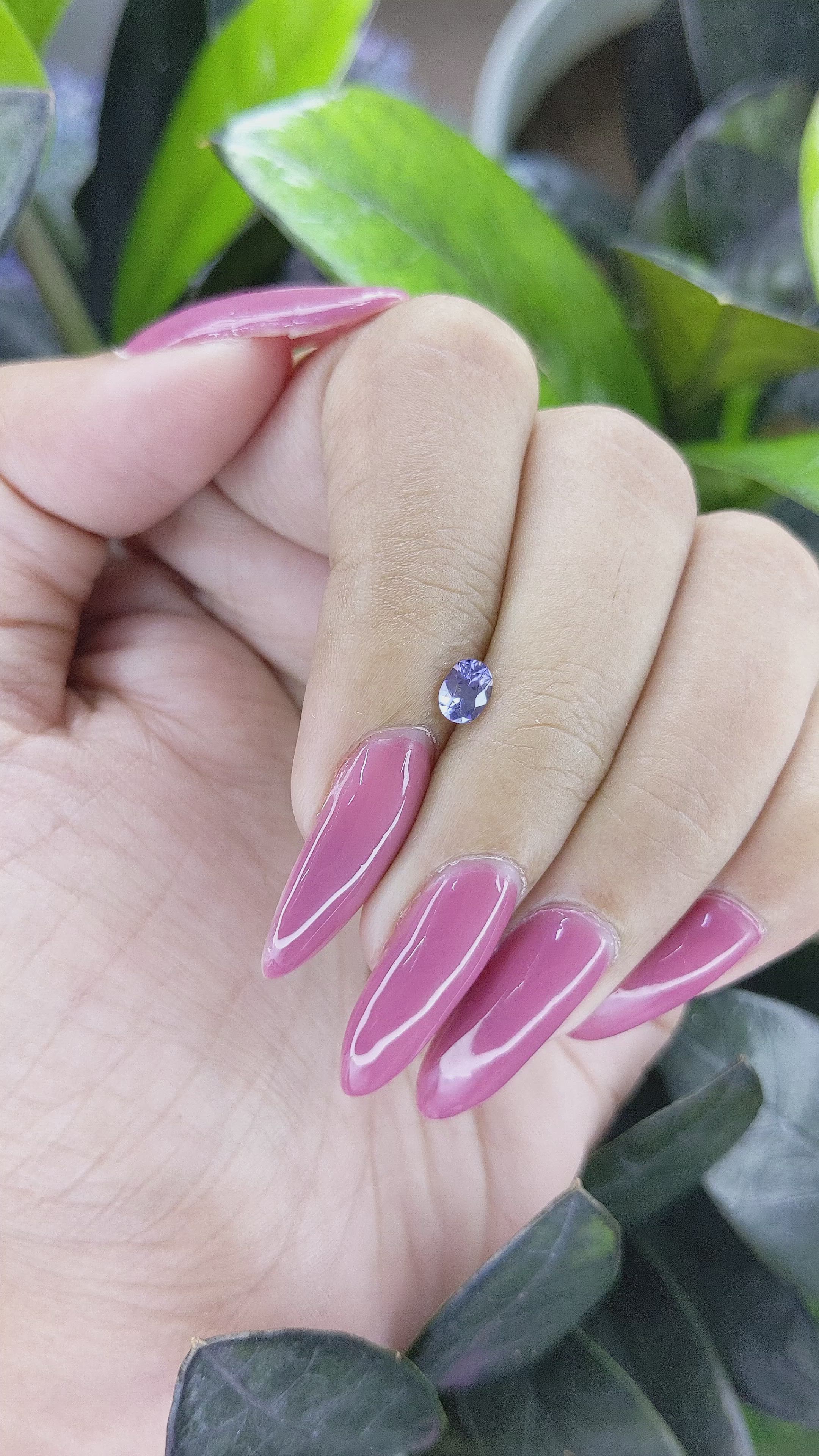 0.41 Ct. Spinel from Ceylon (Sri Lanka) Size Video