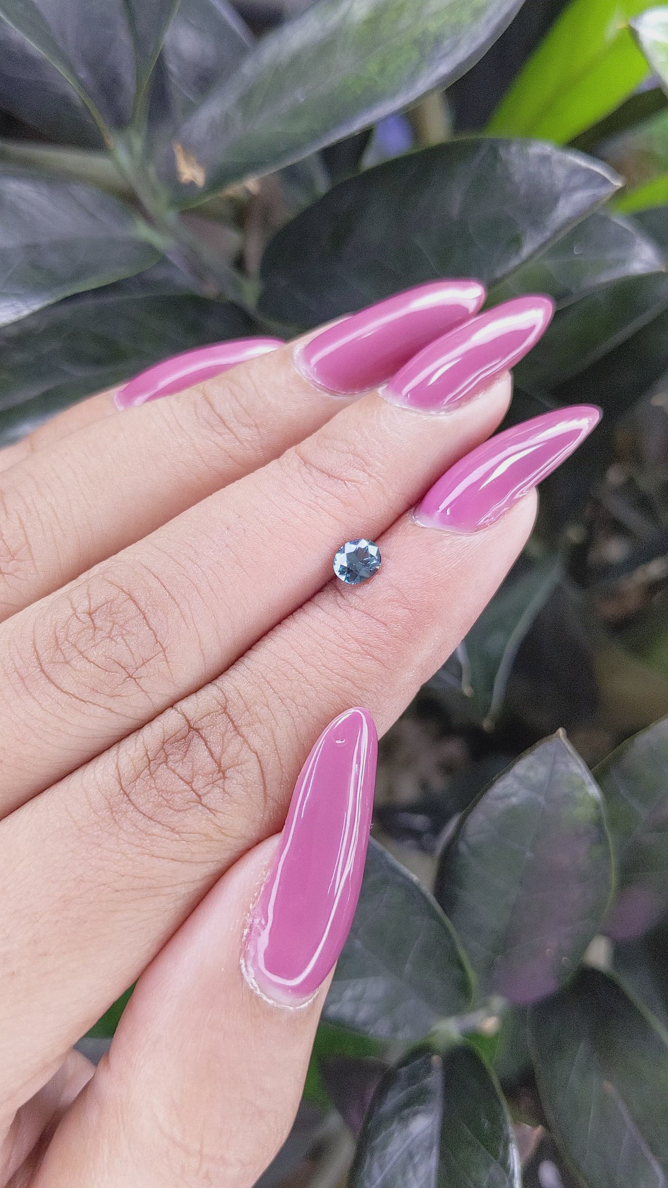 0.38 Ct. Spinel from Ceylon (Sri Lanka) Size Video