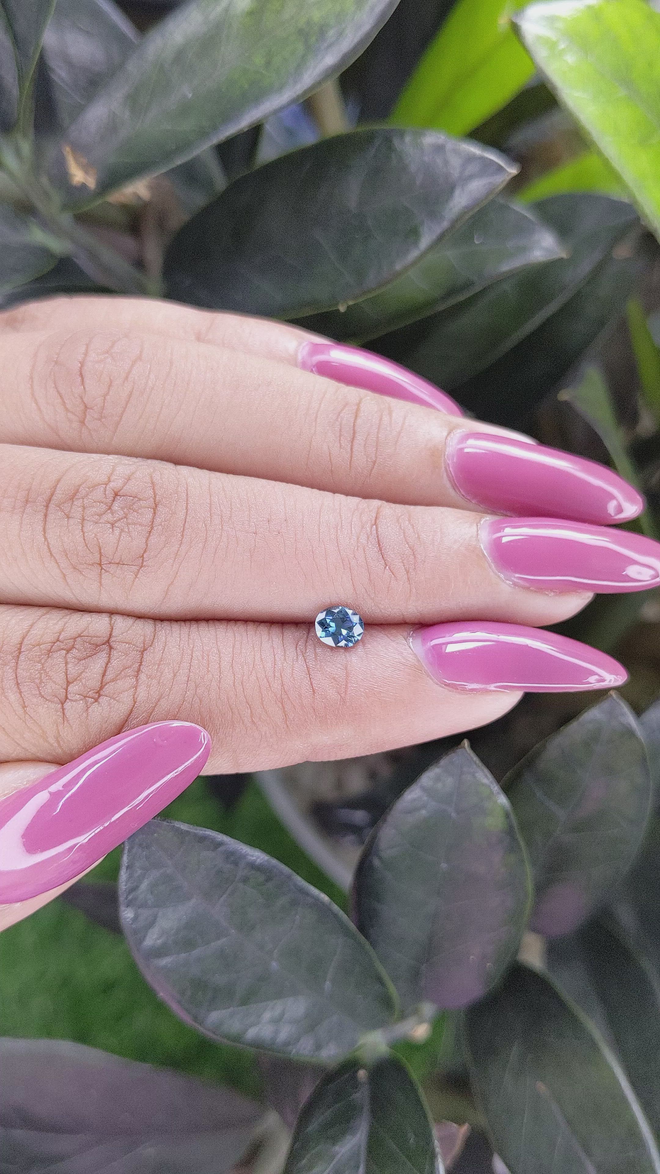 0.38 Ct. Spinel from Ceylon (Sri Lanka) Size Video