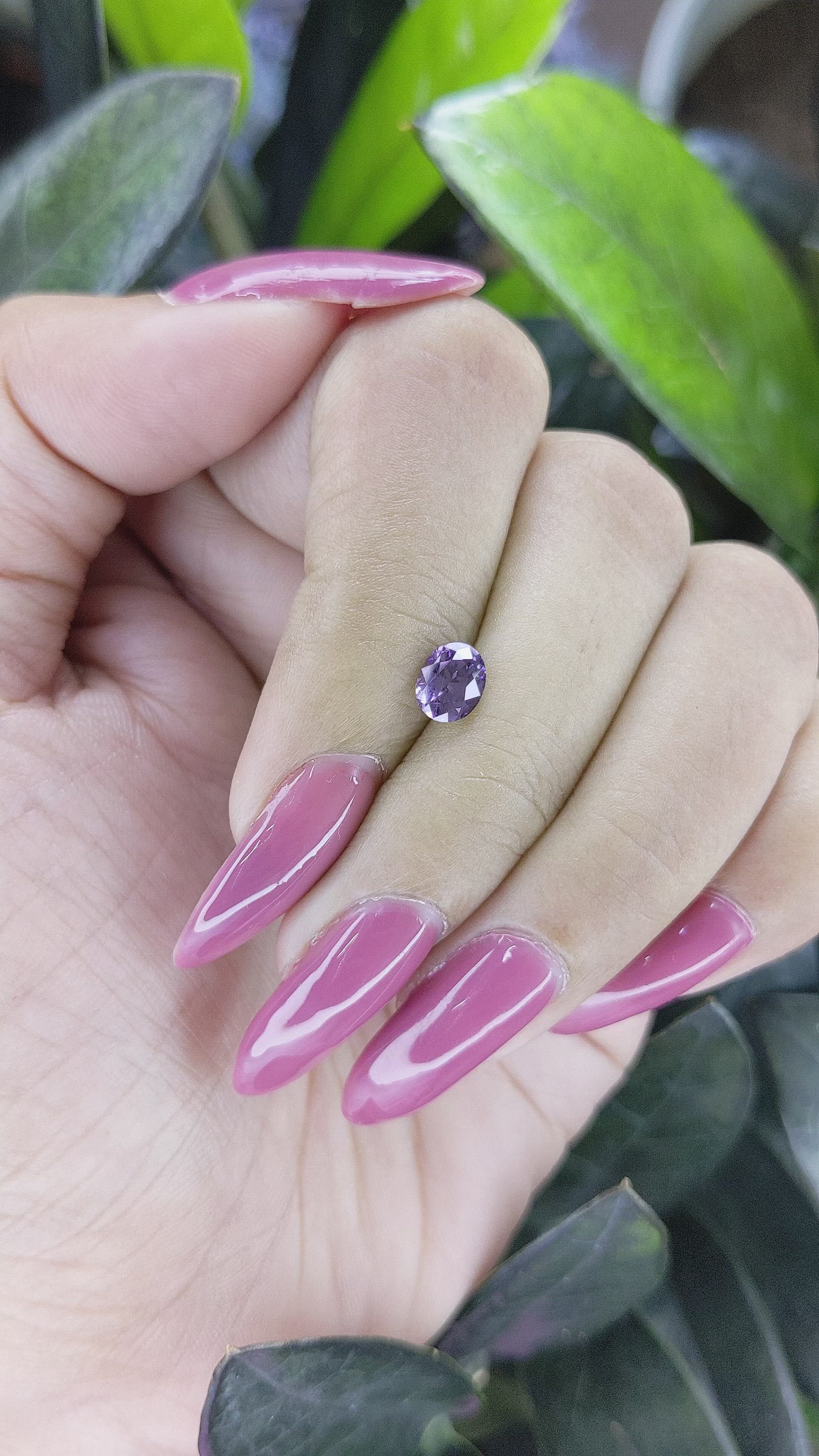 0.79 Ct. Spinel from Ceylon (Sri Lanka) Size Video