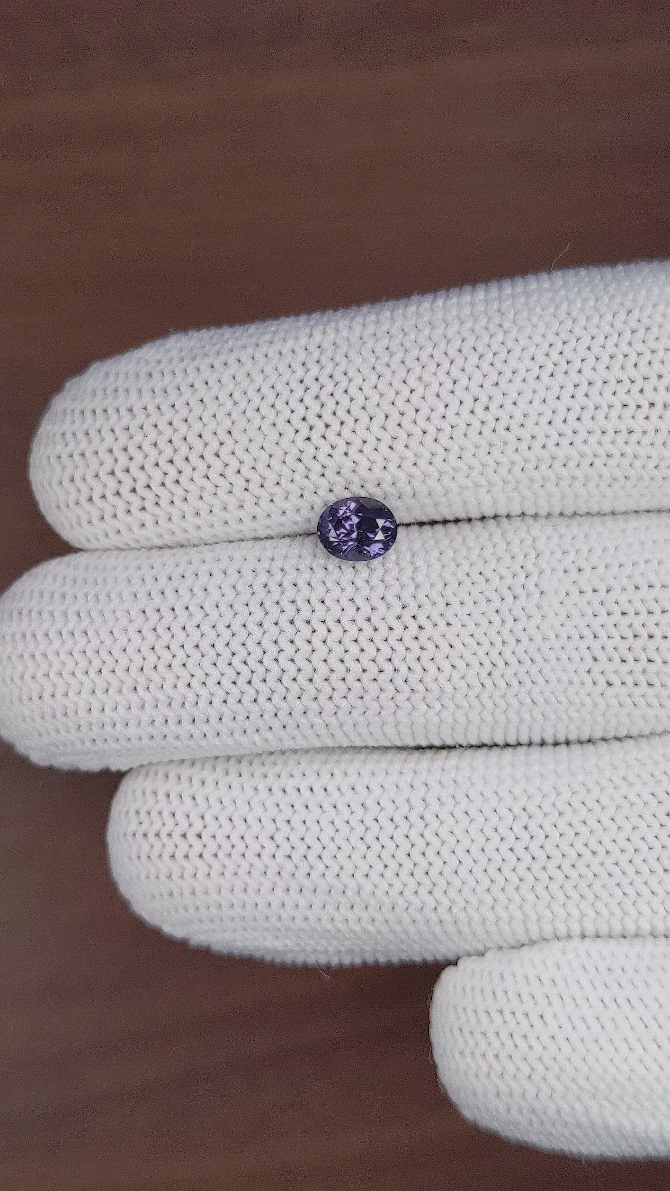 0.79 Ct. Spinel from Ceylon (Sri Lanka) Size Video