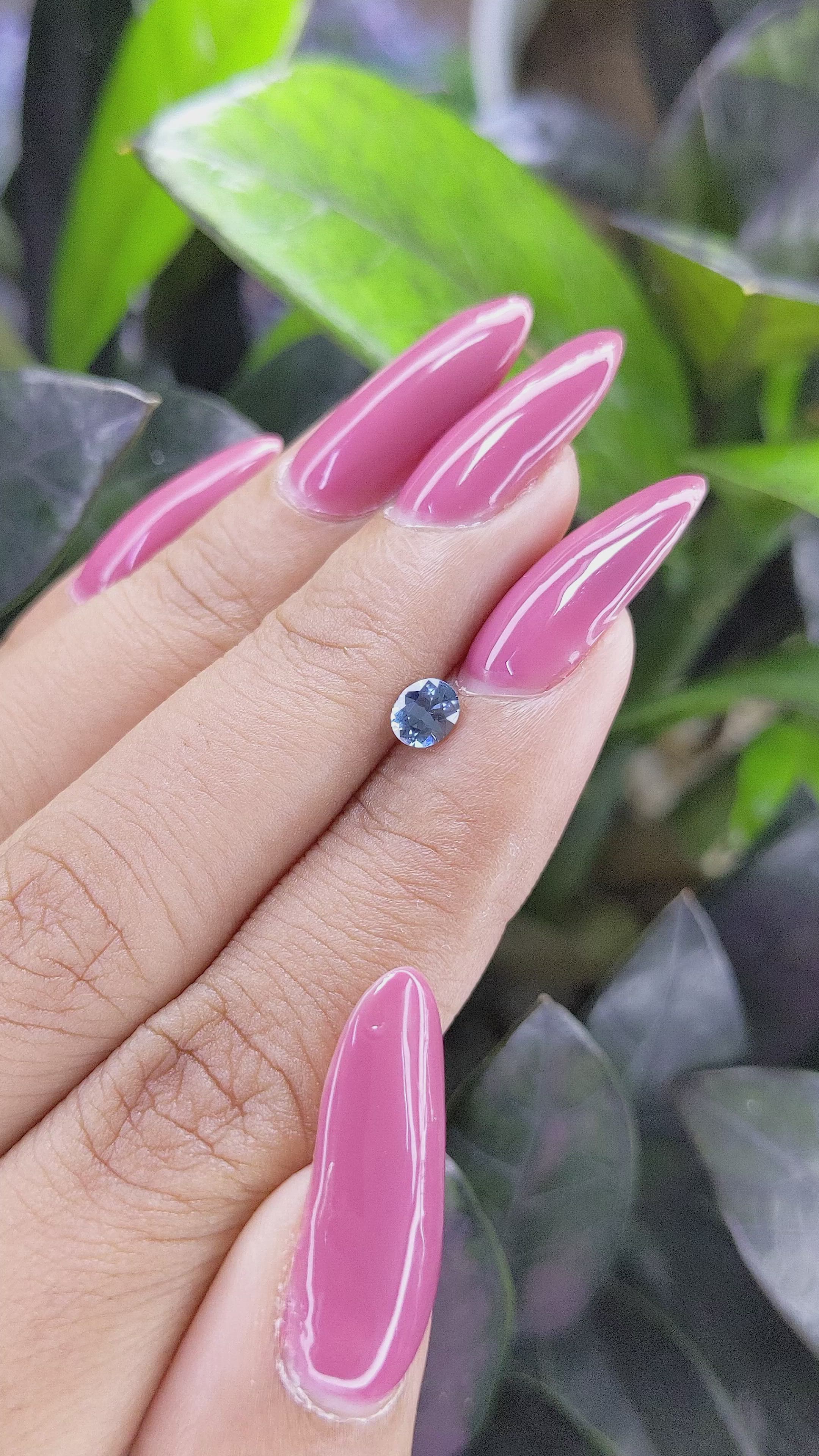 0.37 Ct. Spinel from Ceylon (Sri Lanka) Size Video