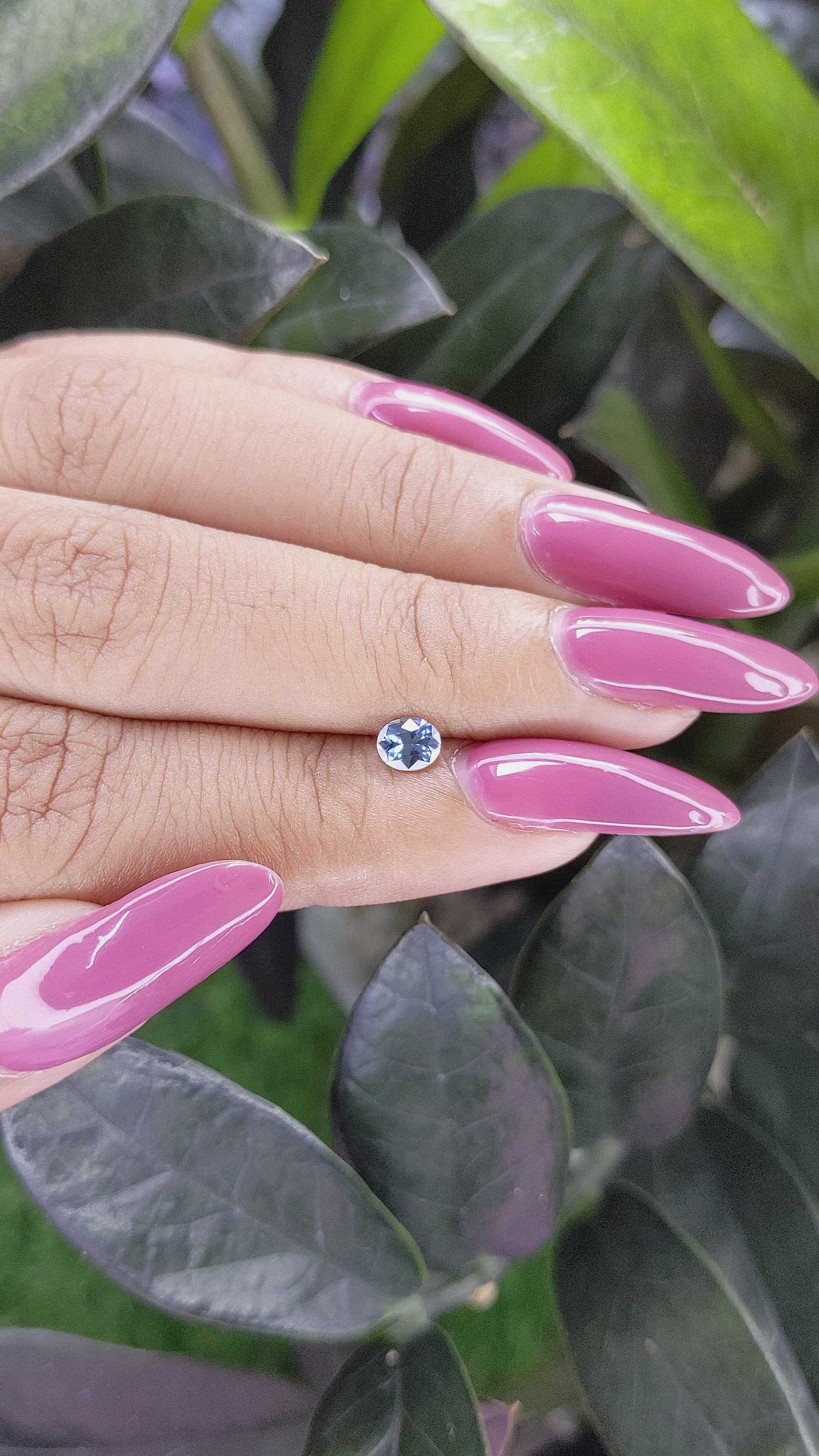 0.37 Ct. Spinel from Ceylon (Sri Lanka) Size Video