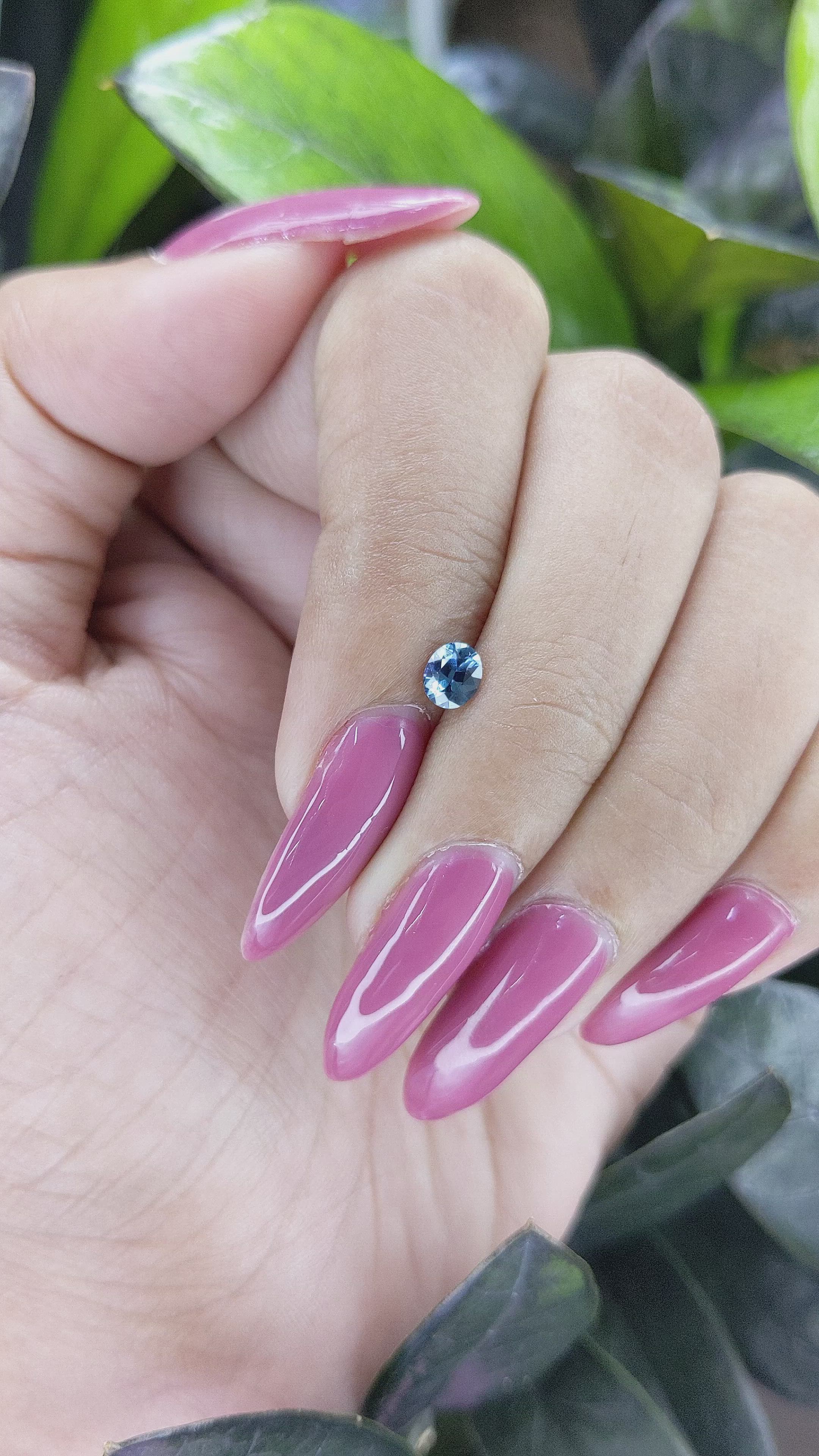 0.37 Ct. Spinel from Ceylon (Sri Lanka) Size Video