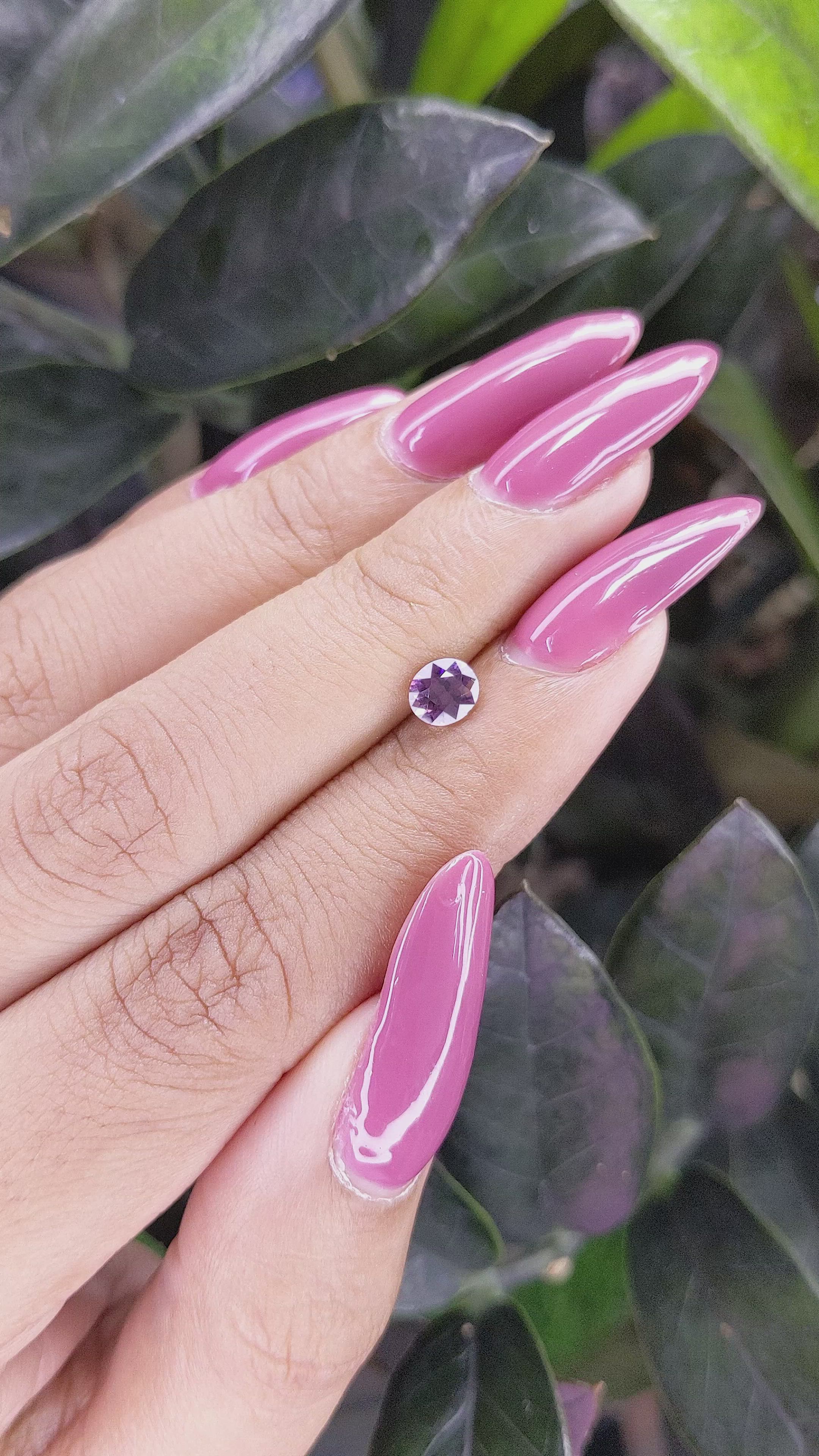 0.59 Ct. Spinel from Ceylon (Sri Lanka) Size Video