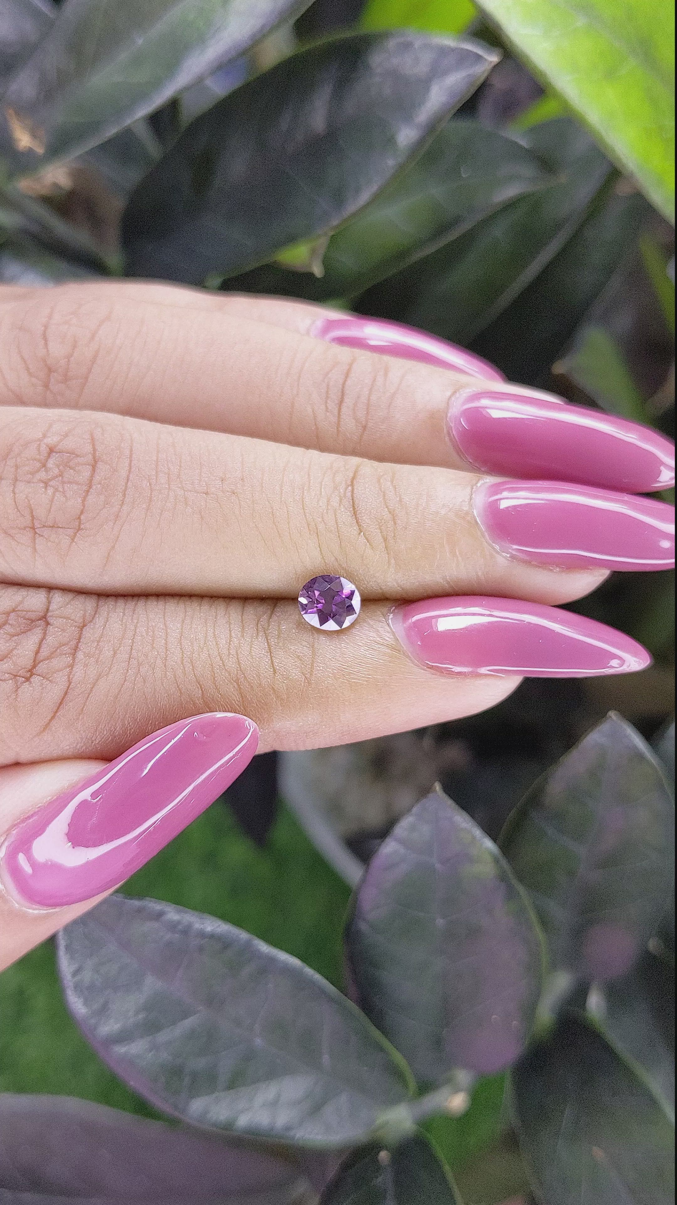 0.59 Ct. Spinel from Ceylon (Sri Lanka) Size Video