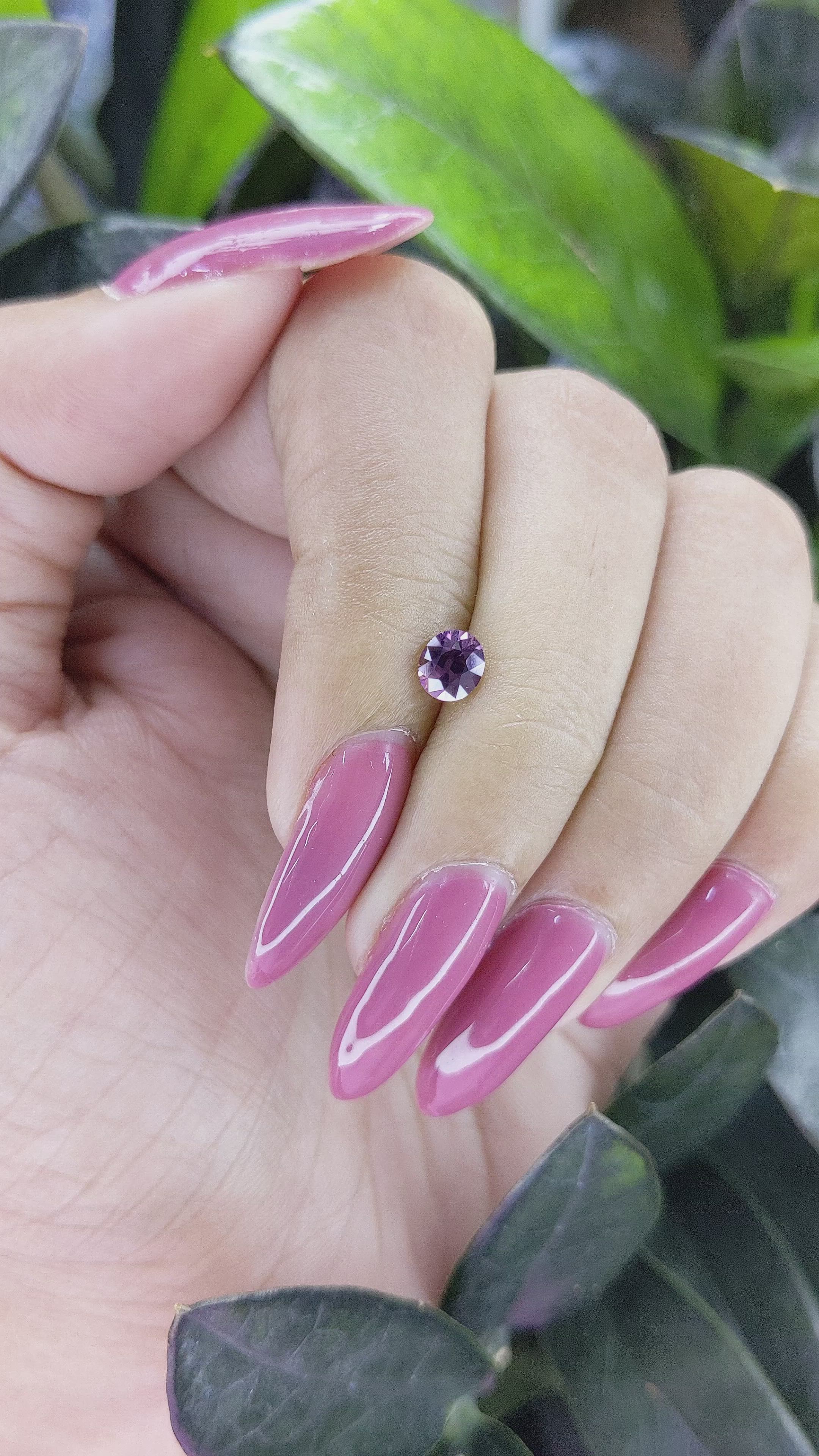 0.59 Ct. Spinel from Ceylon (Sri Lanka) Size Video