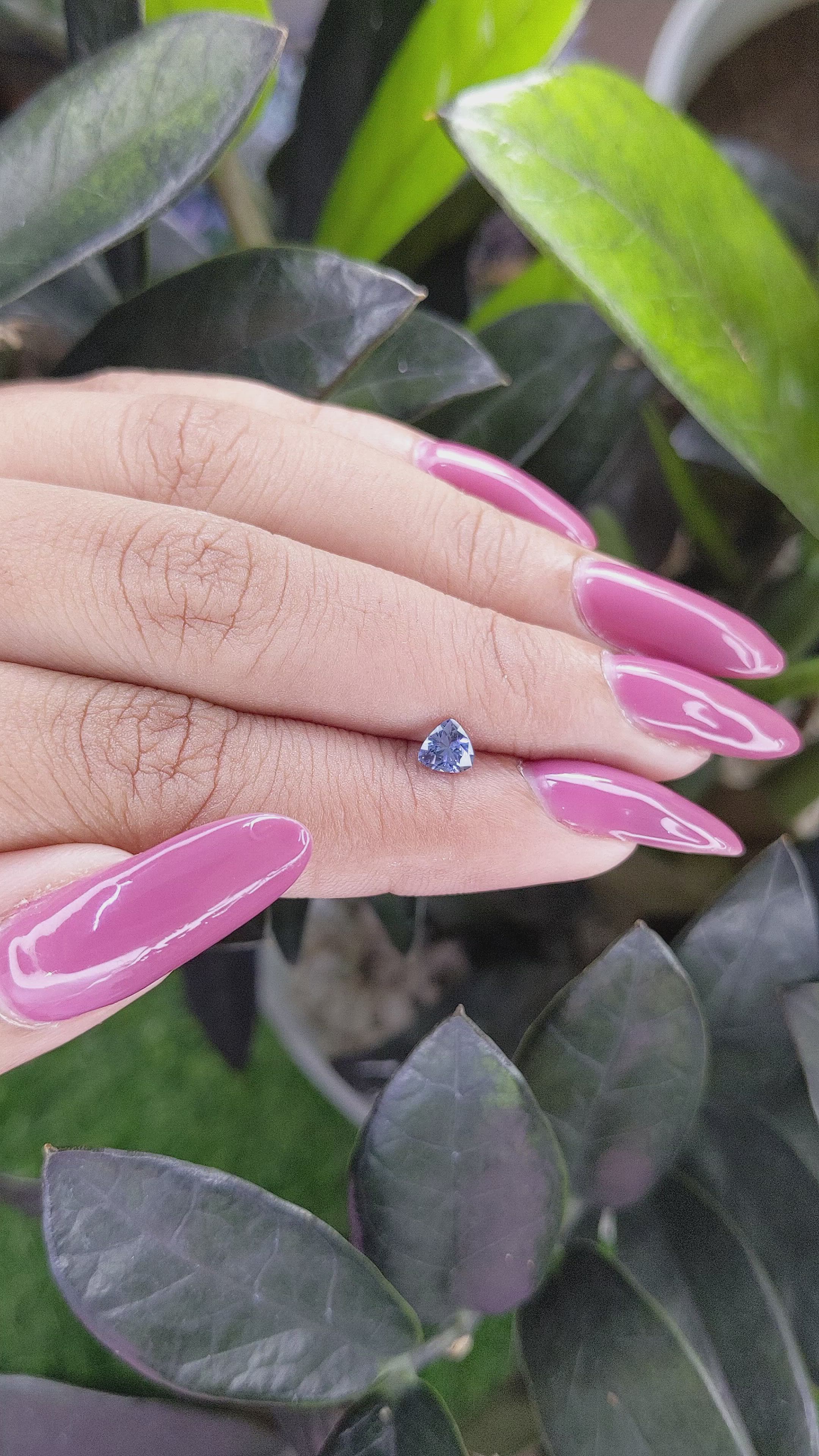 0.37 Ct. Spinel from Ceylon (Sri Lanka) Size Video