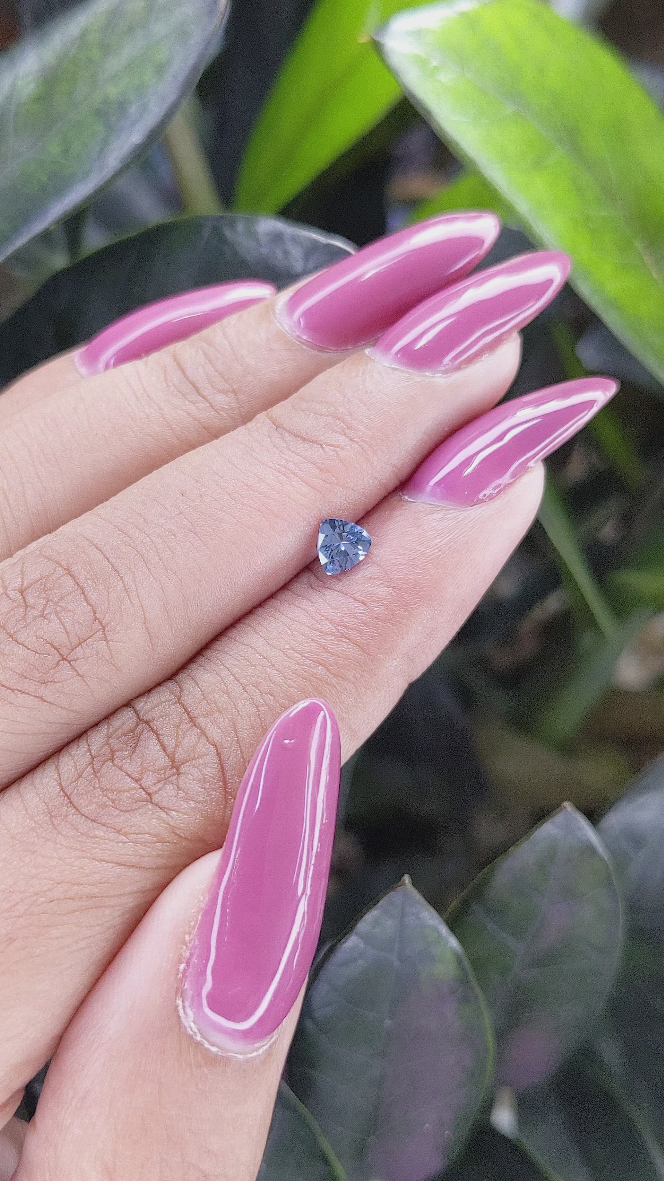 0.37 Ct. Spinel from Ceylon (Sri Lanka) Size Video