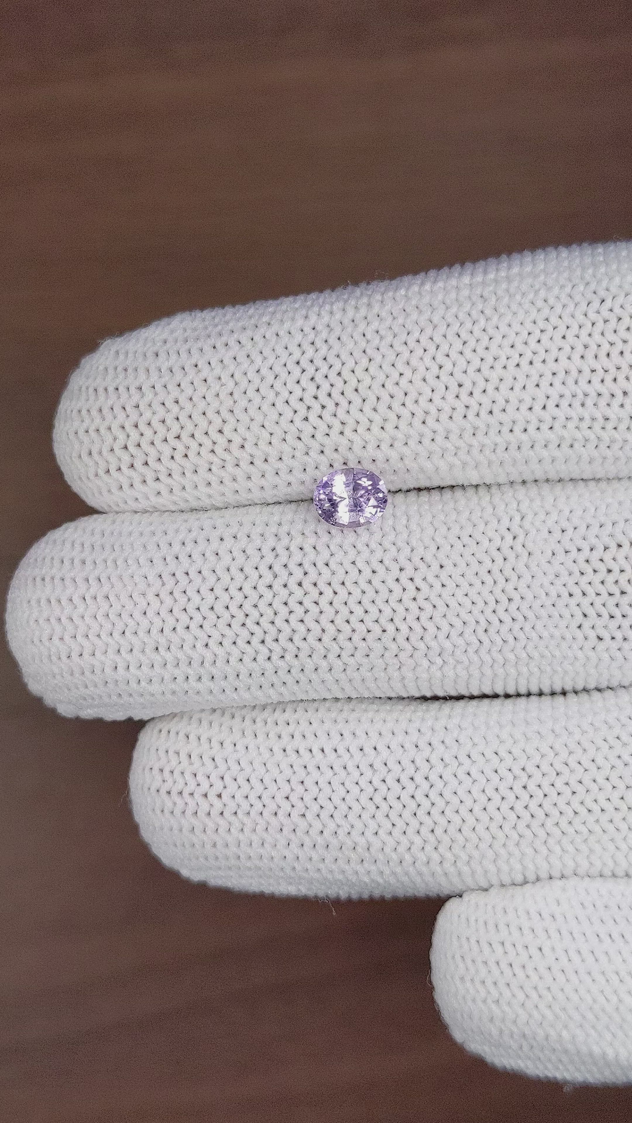 0.83 Ct. Spinel from Ceylon (Sri Lanka) Size Video