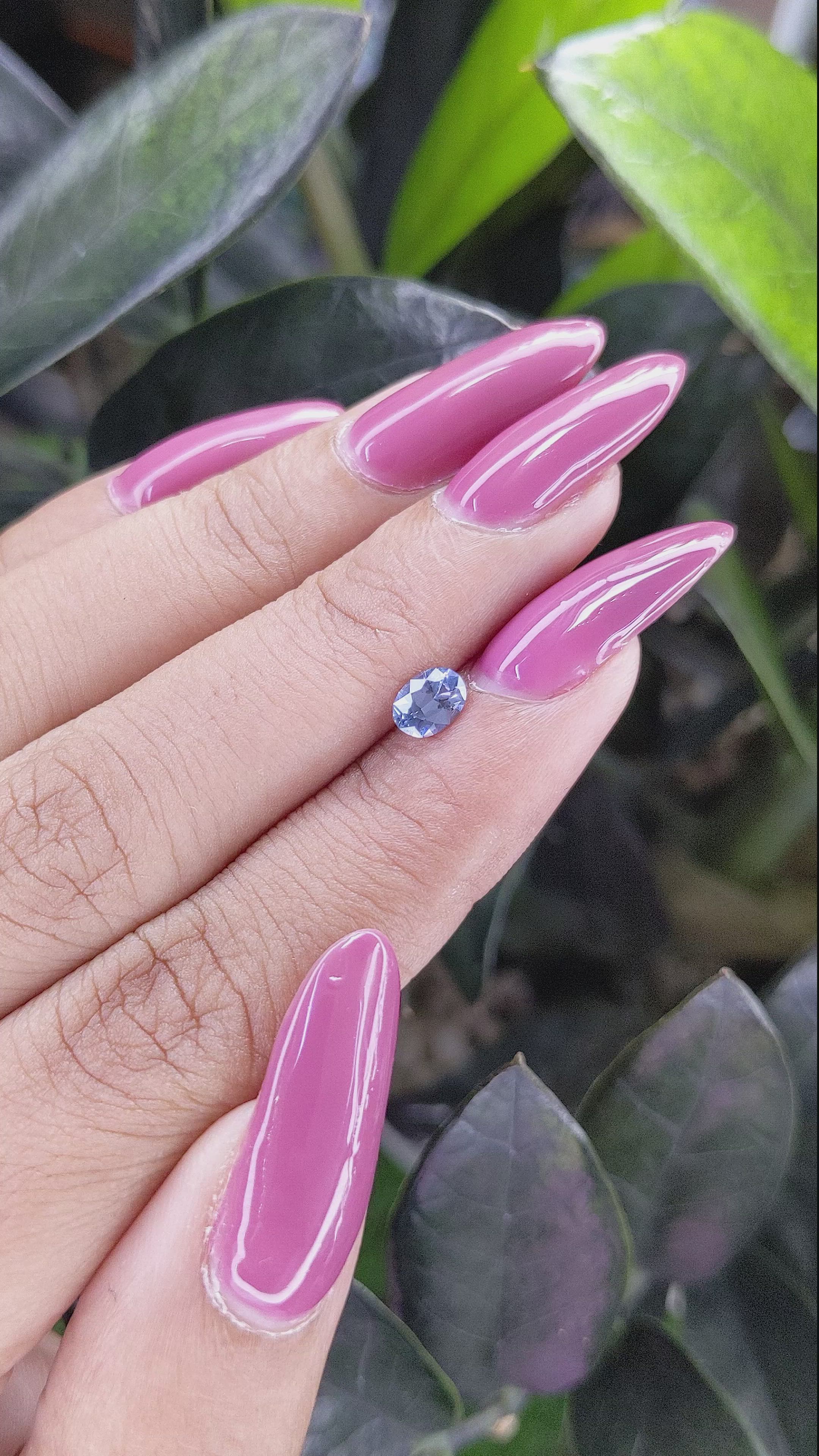 0.48 Ct. Spinel from Ceylon (Sri Lanka) Size Video