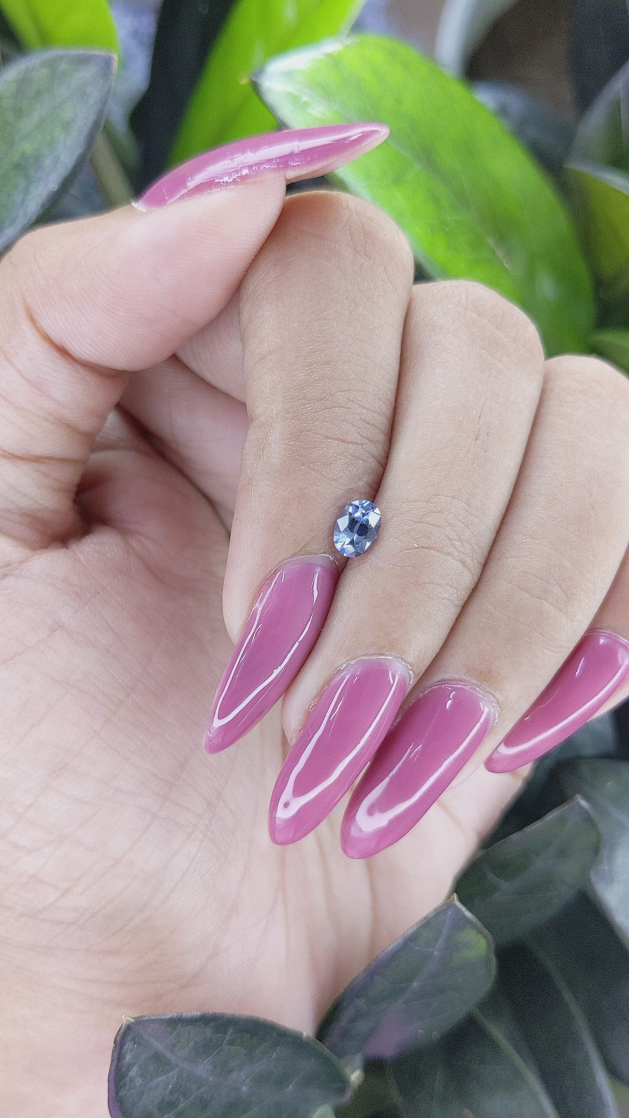 0.48 Ct. Spinel from Ceylon (Sri Lanka) Size Video