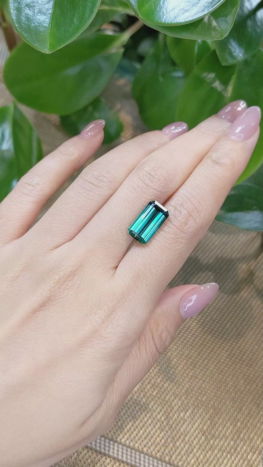 6.53 Ct. Tourmaline from Brazil Size Video