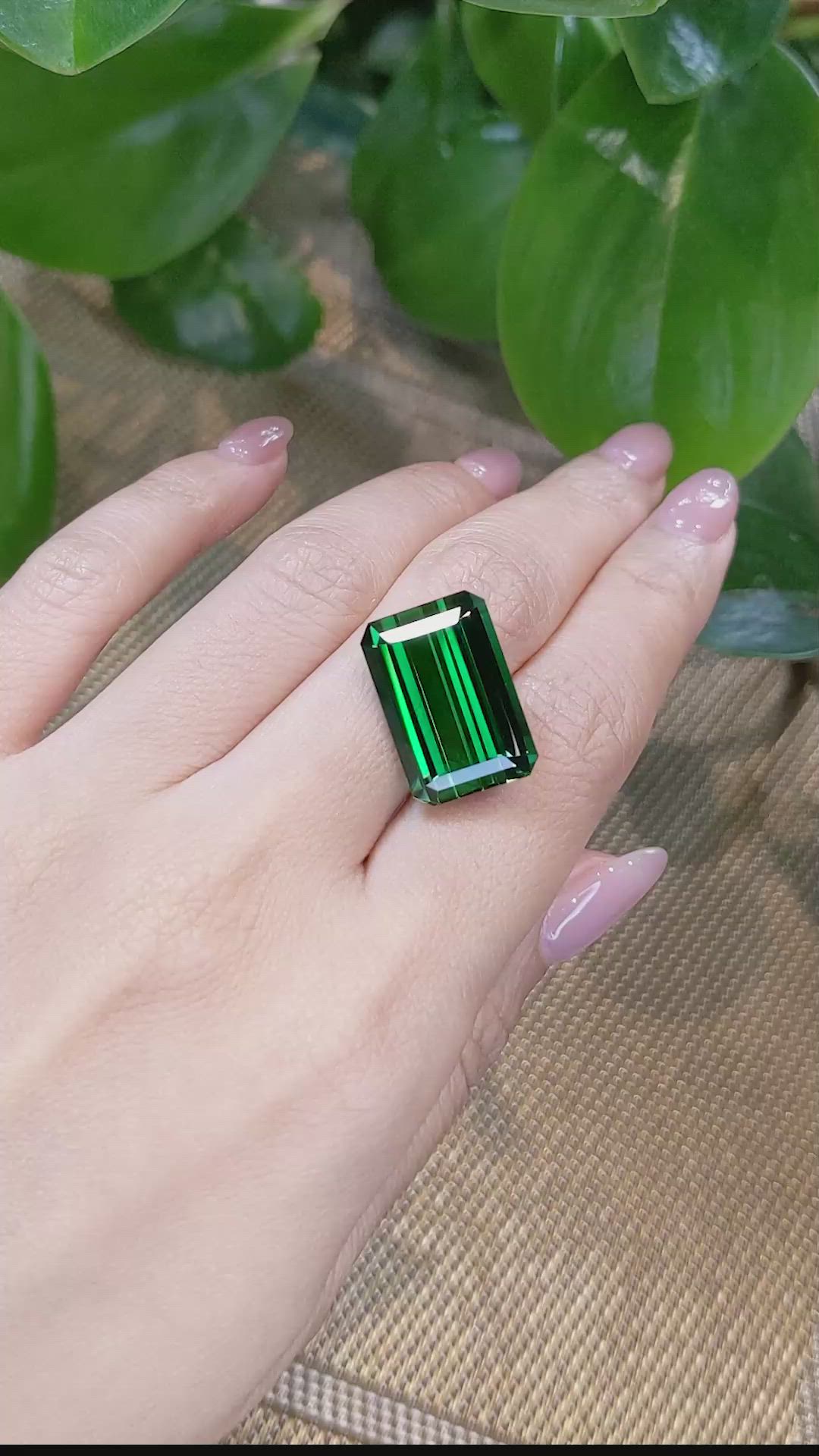 21.72 Ct. Tourmaline from Brazil Size Video