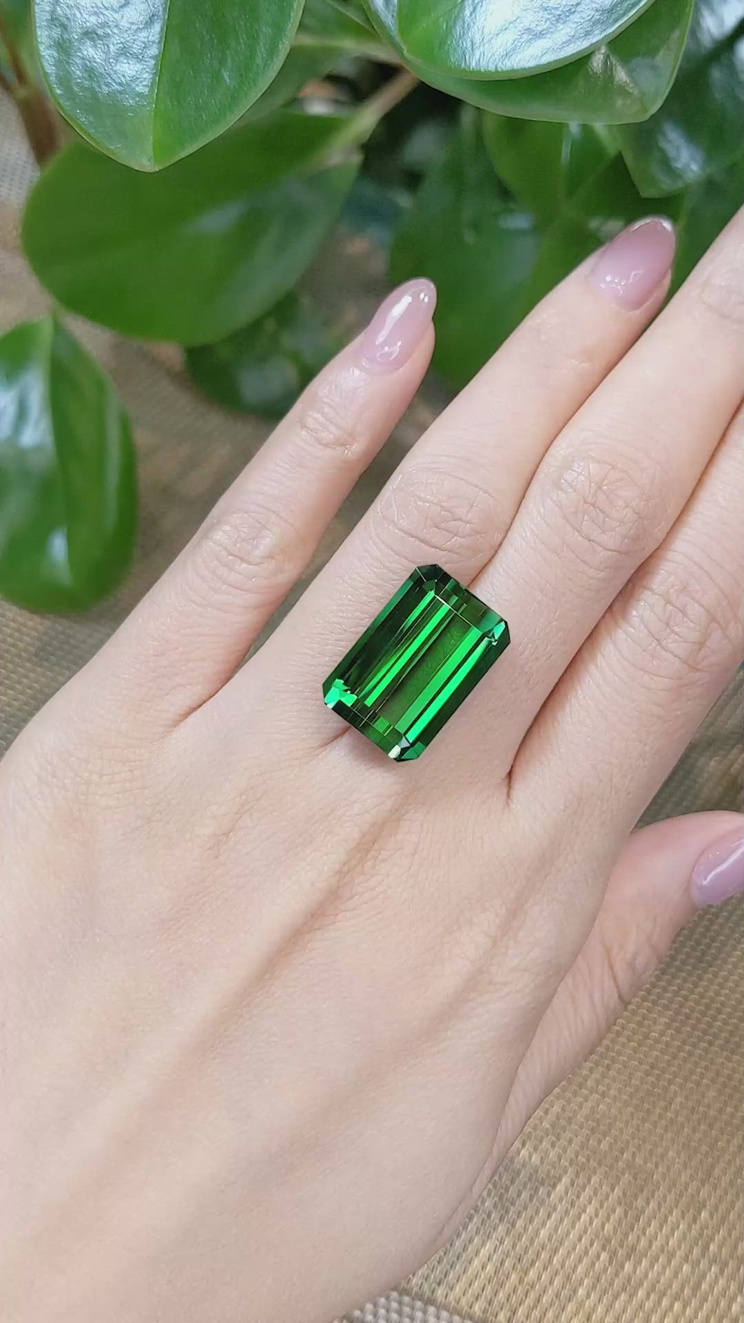 21.72 Ct. Tourmaline from Brazil Size Video