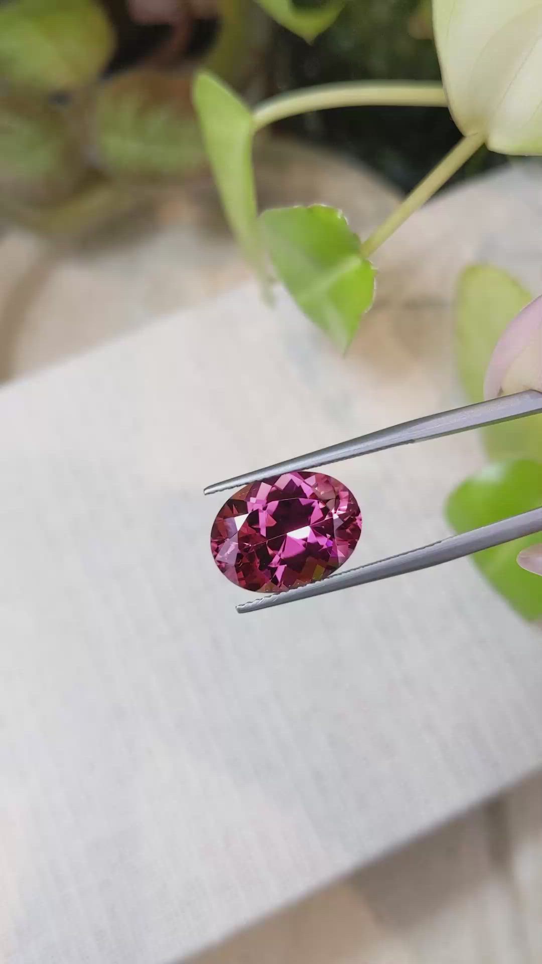 6.81 Ct. Tourmaline from Brazil Size Video