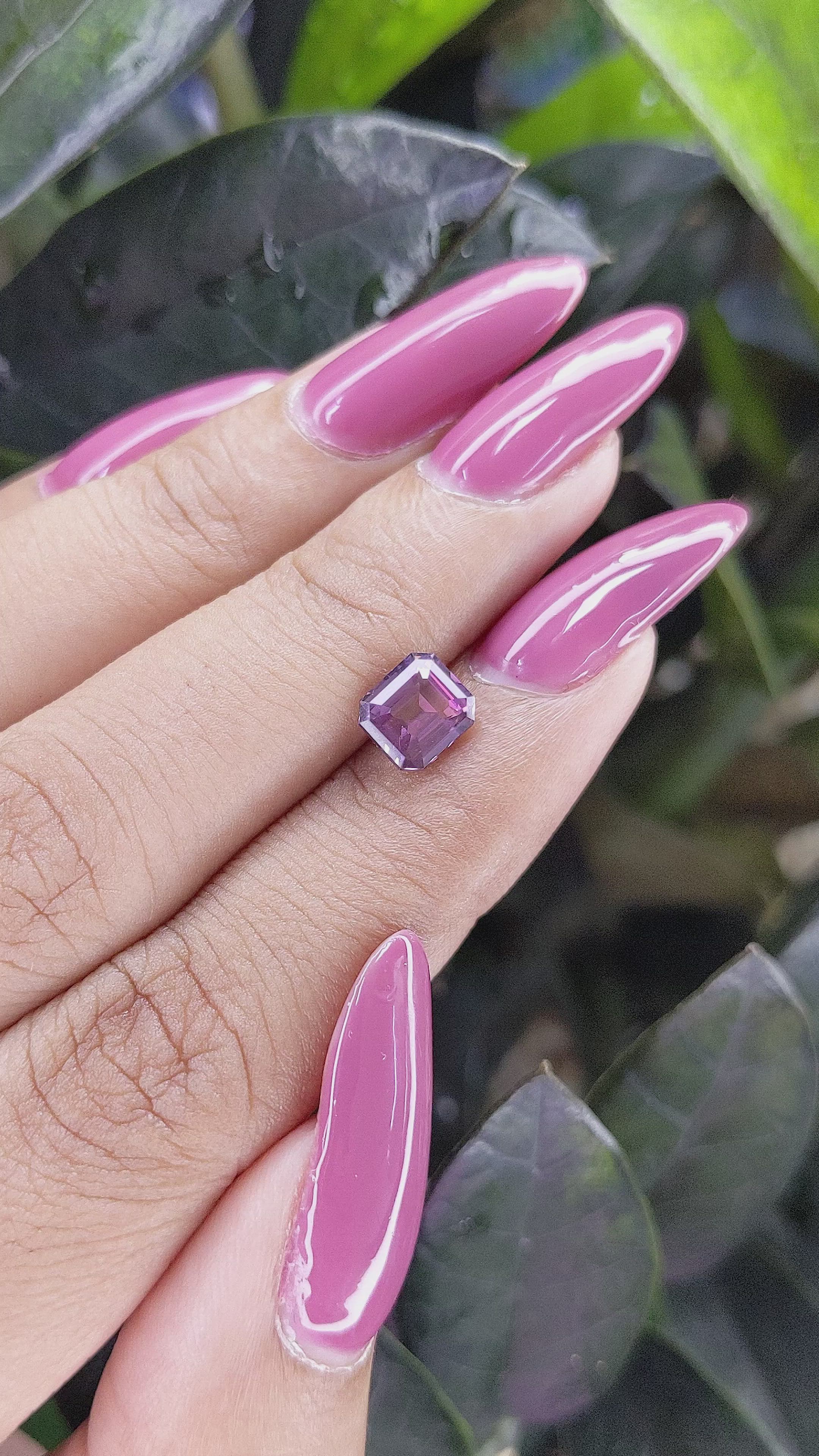 1.37 Ct. Spinel from Ceylon (Sri Lanka) Size Video