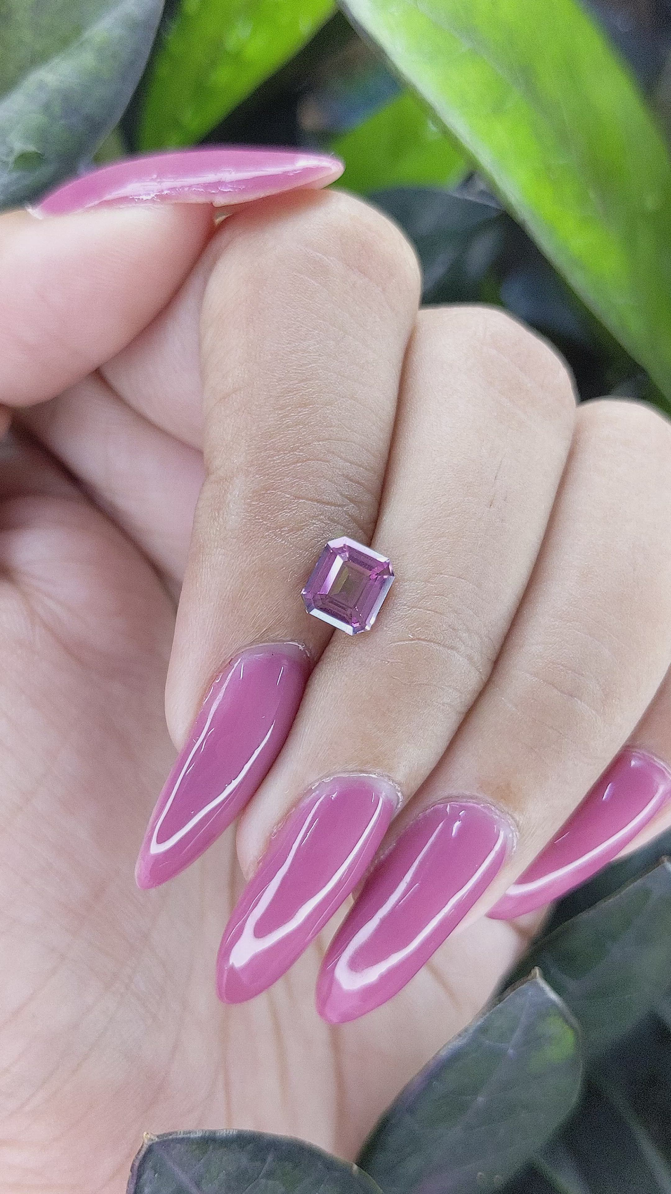 1.37 Ct. Spinel from Ceylon (Sri Lanka) Size Video