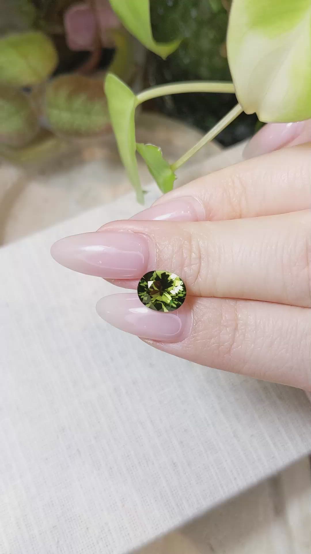 2.28 Ct. Tourmaline from Brazil Size Video