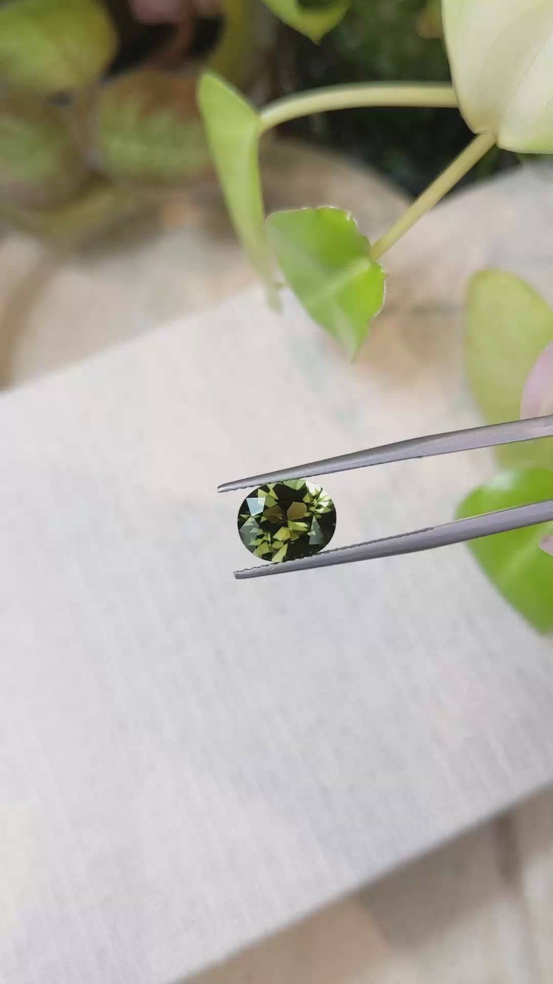 2.28 Ct. Tourmaline from Brazil Size Video