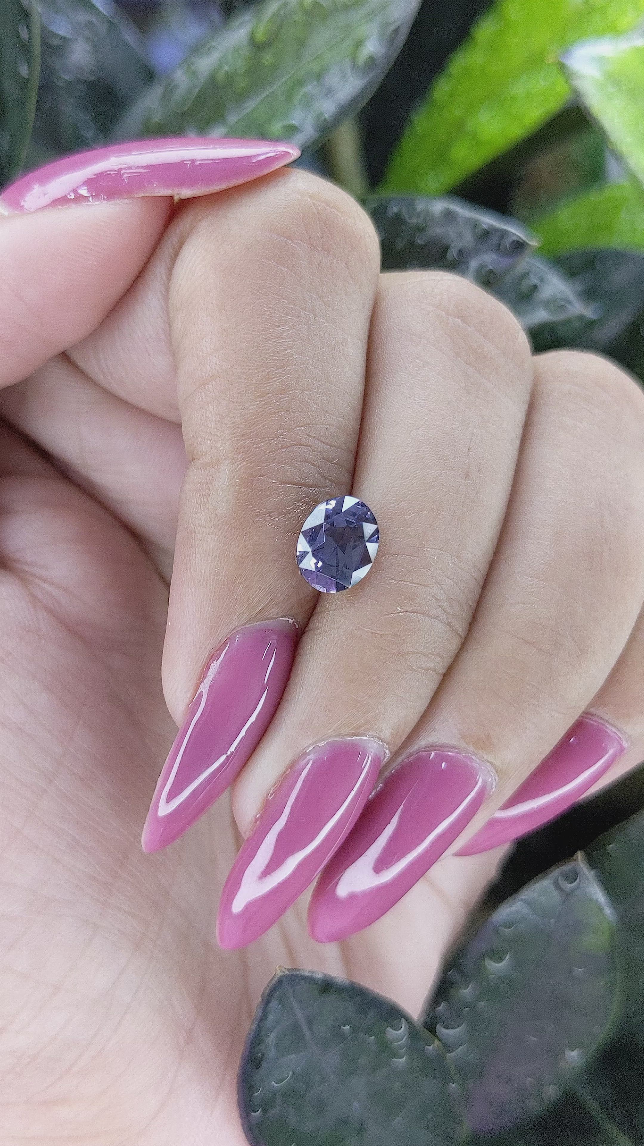 1.76 Ct. Spinel from Ceylon (Sri Lanka) Size Video