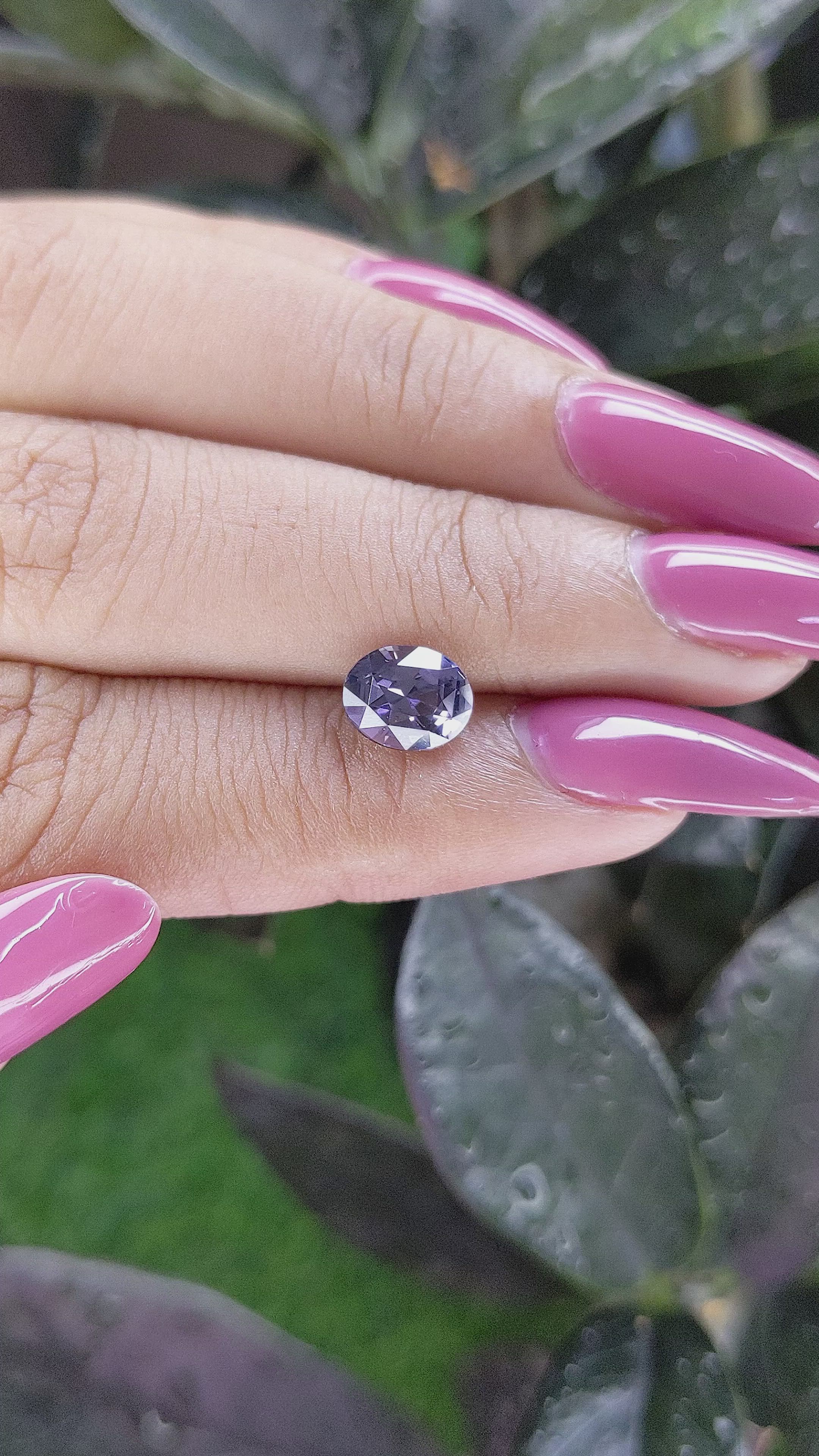 1.76 Ct. Spinel from Ceylon (Sri Lanka) Size Video