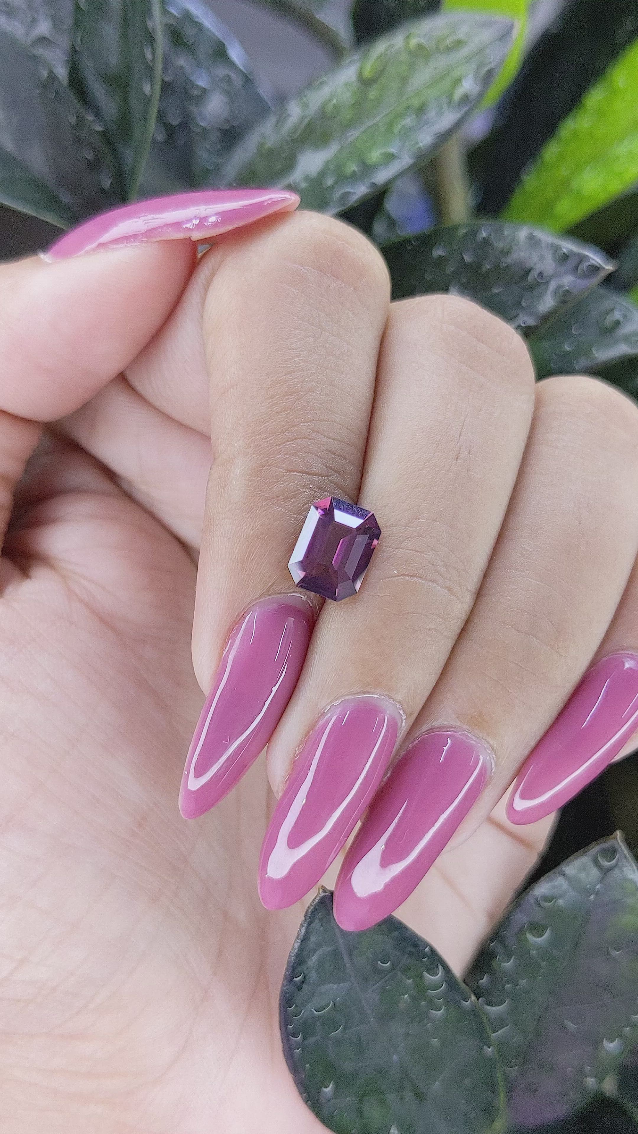 2.29 Ct. Spinel from Ceylon (Sri Lanka) Size Video