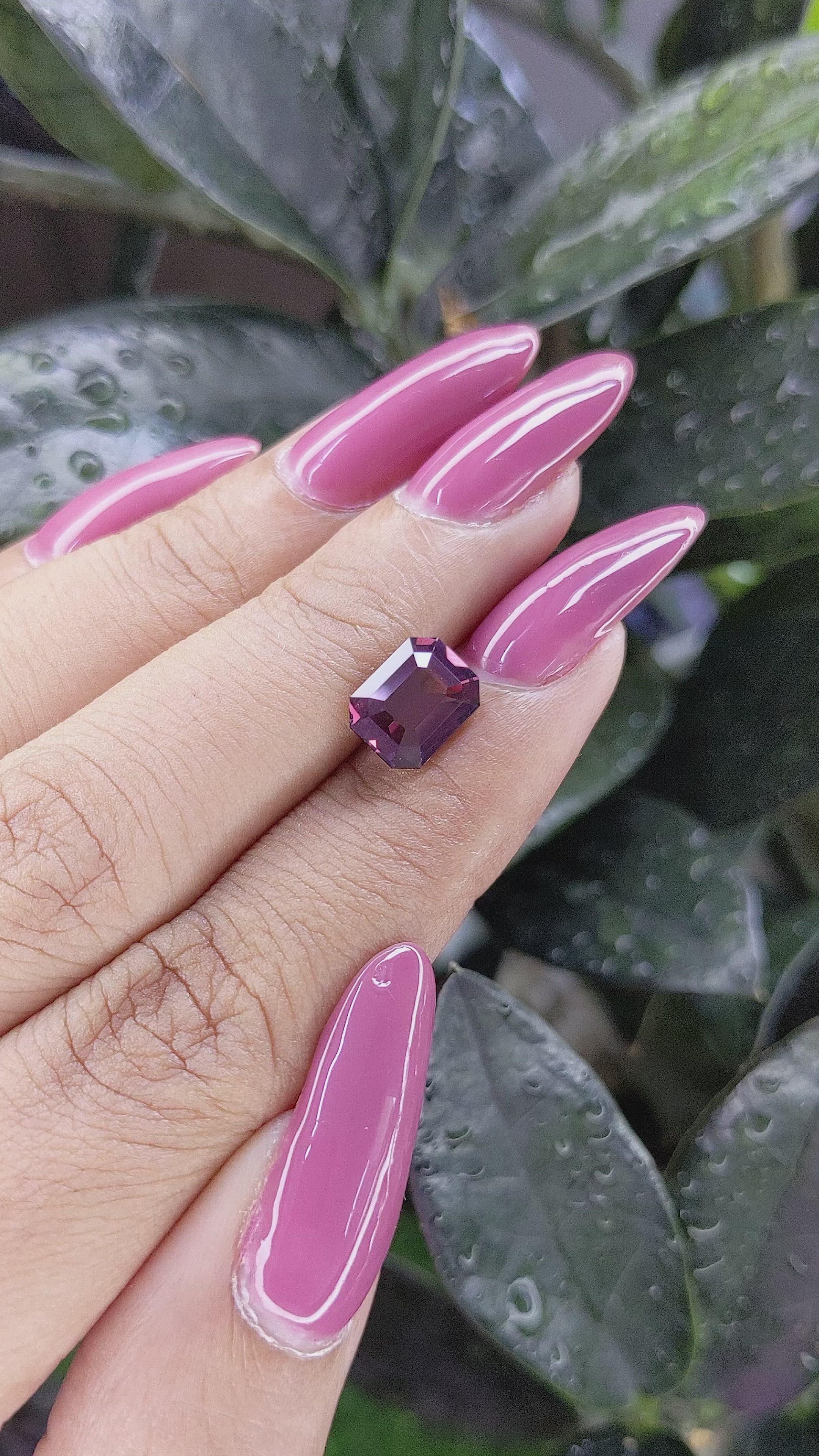 2.29 Ct. Spinel from Ceylon (Sri Lanka) Size Video