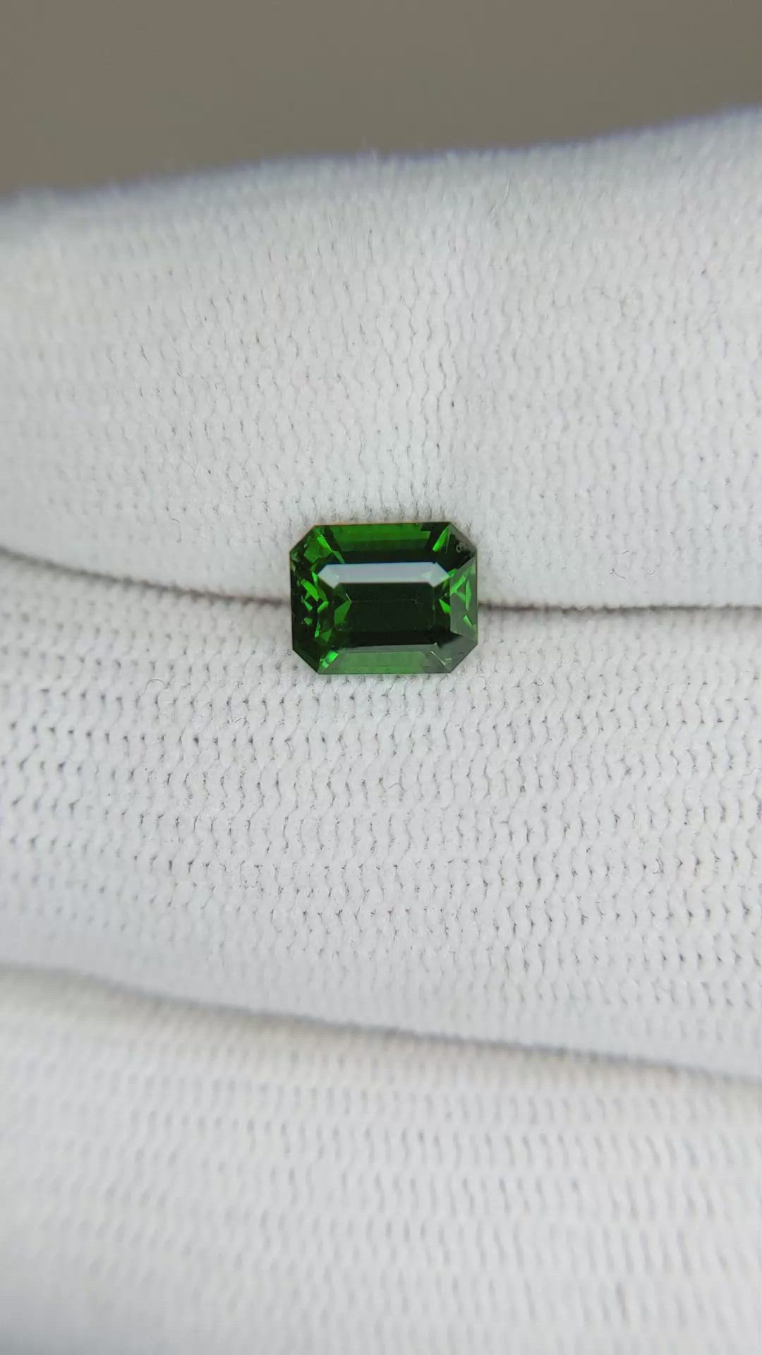 1.56 Ct. Tsavorite Garnet from Tanzania Size Video