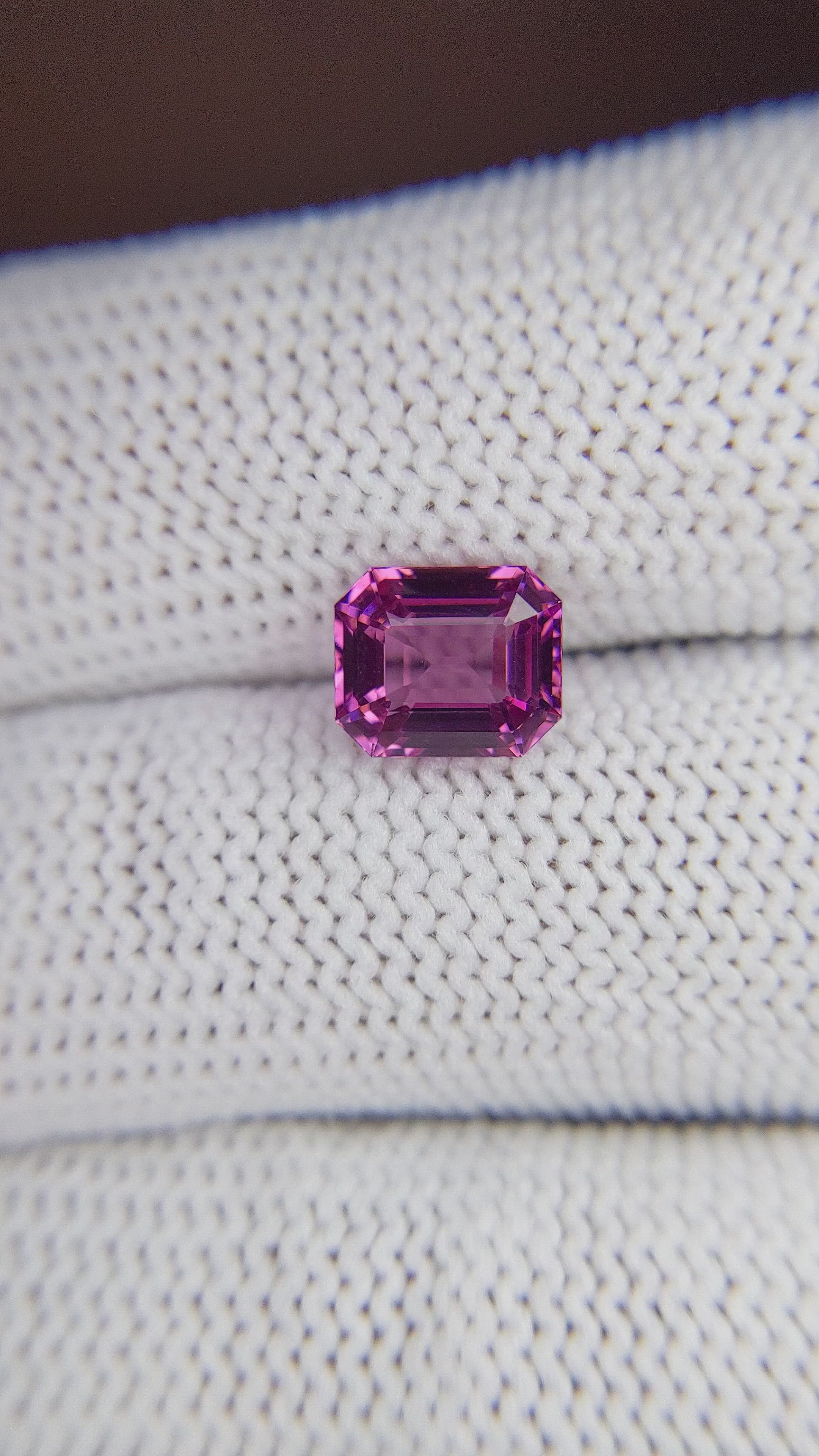 2.54 Ct. Rhodolite Garnet from Tanzania Size Video